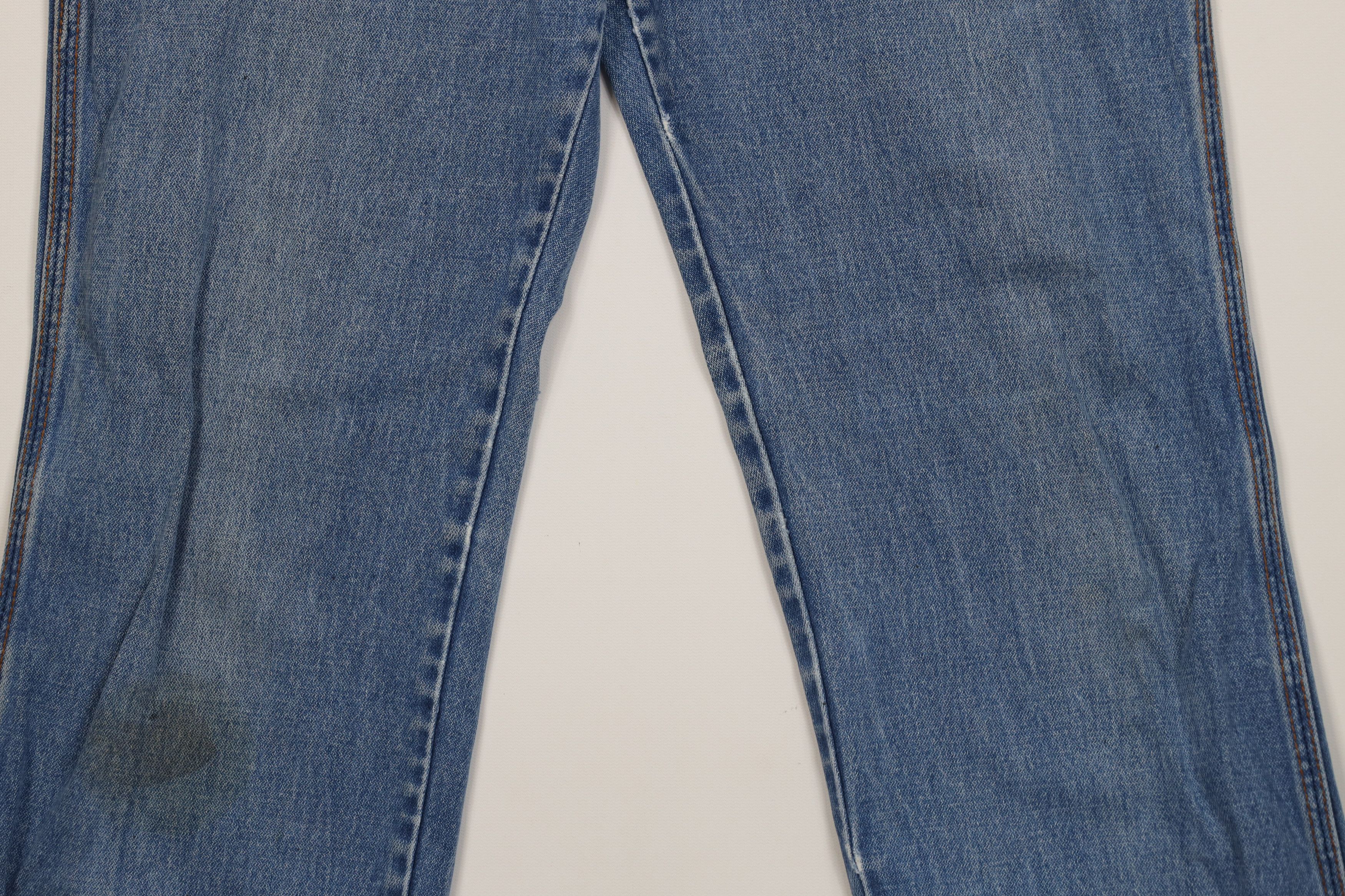Wrangler Vintage 70s Wrangler Western Straight Leg Jeans Blue USA Size 34" / US 12 / IT 48 - 3 Thumbnail