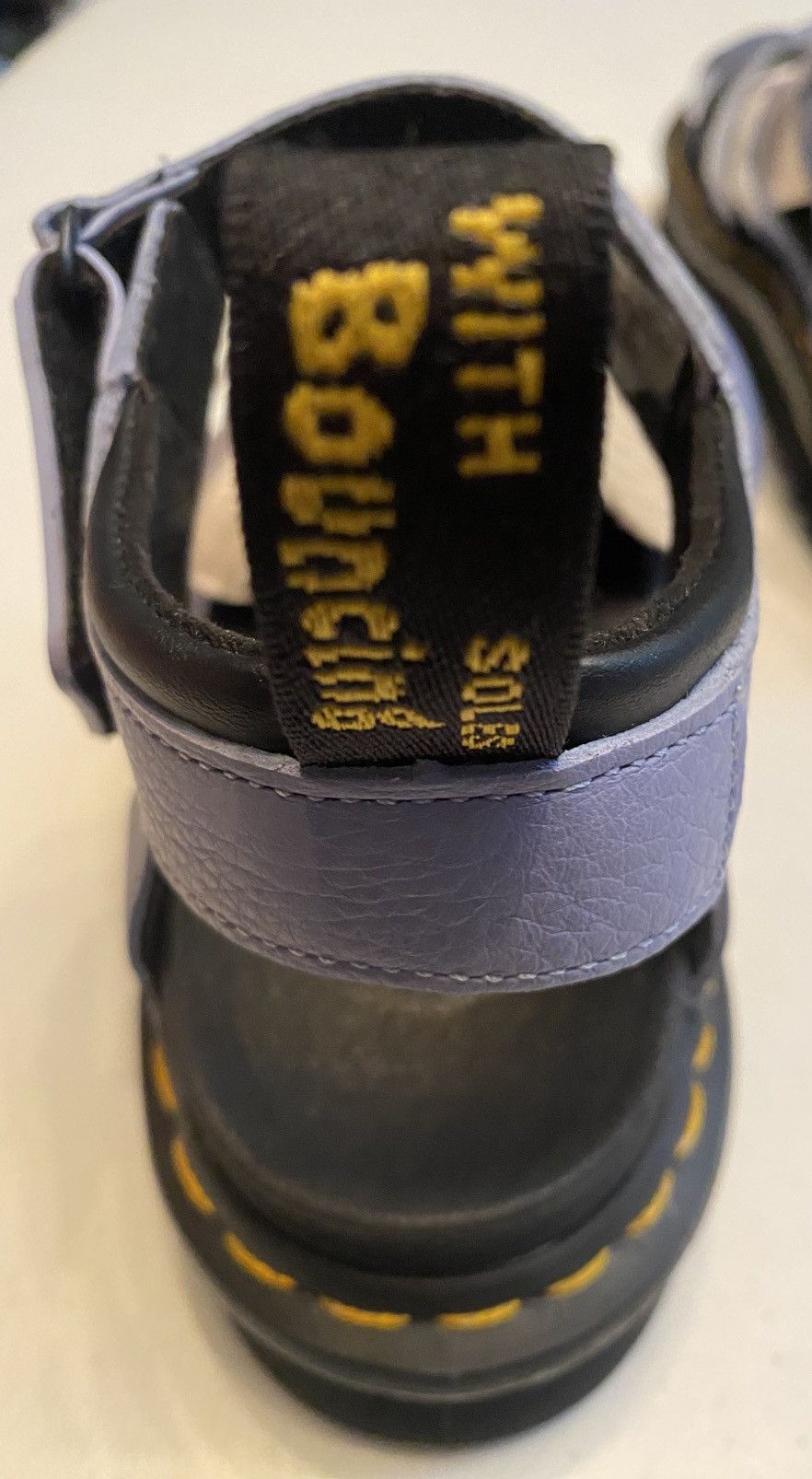 Dr. Martens Dr. Martens Blaire Jelly Sandals Zen Blue Glitter 10 US VGC Size US 10 / IT 40 - 10 Thumbnail