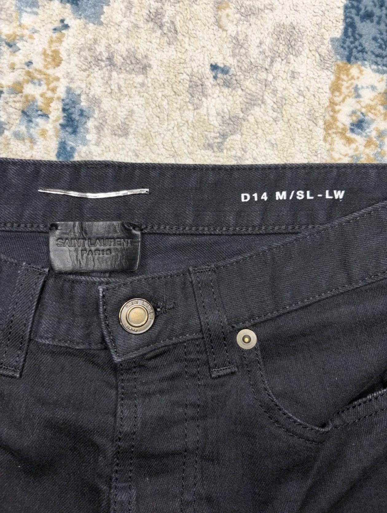 Saint Laurent Paris d14 hedi slimane saint laurant paris denim Size US 28 / EU 44 - 3 Thumbnail