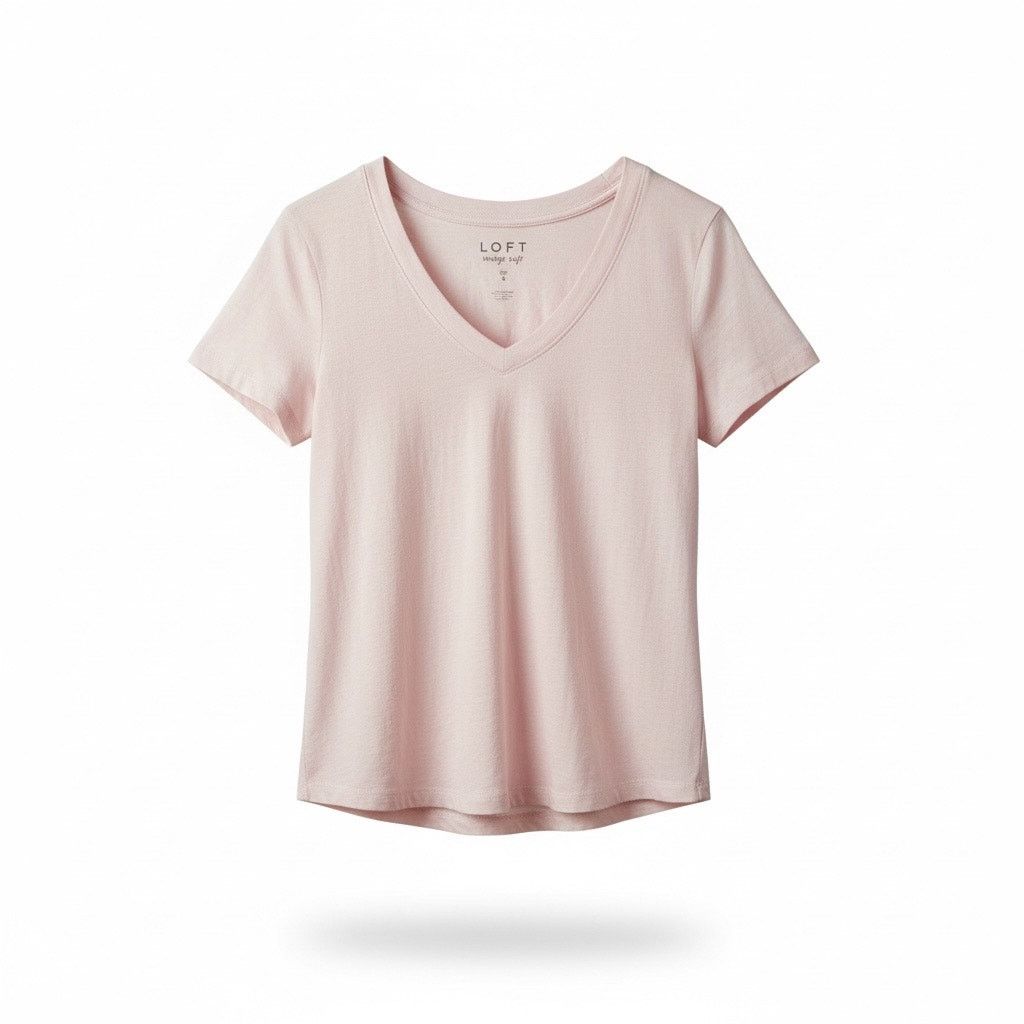 Loft LOFT Vintage Soft Women’s Small Light Short Sleeve T-Shirt Size S / US 4 / IT 40 - 1 Thumbnail