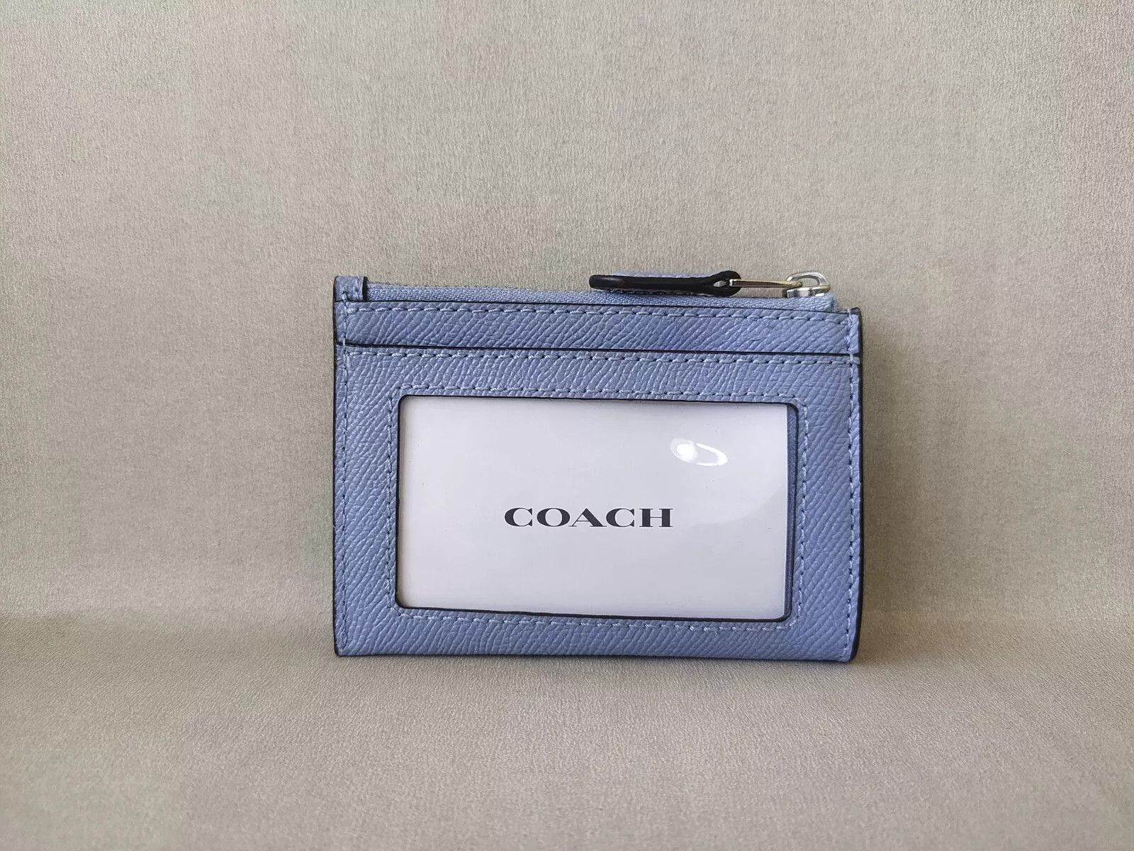 Coach Coach Mini Skinny ID zip CardCase cross grain leather T 9138 Size ONE SIZE - 5 Thumbnail