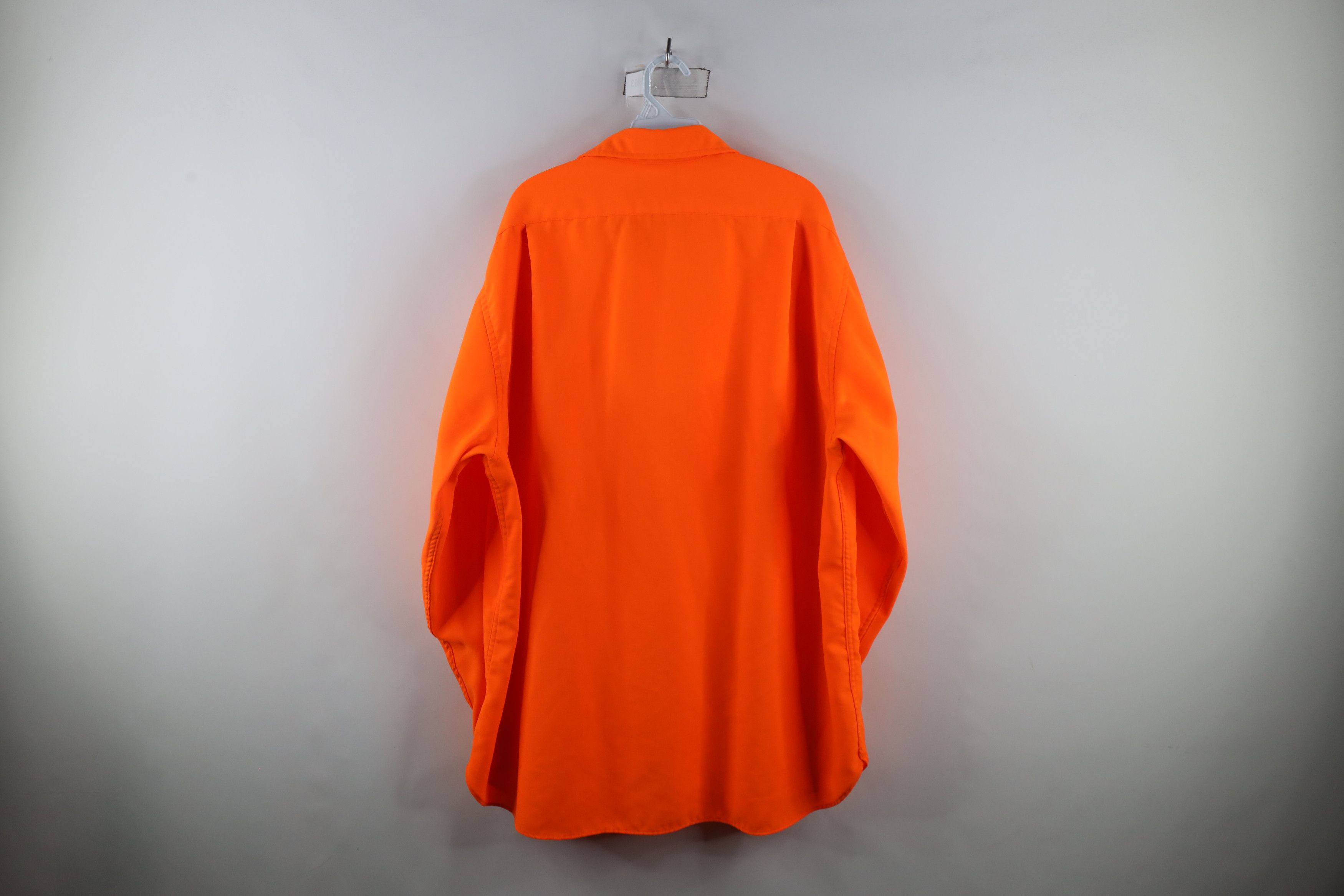 Cabelas × Vintage Vintage 90s Cabelas Heavyweight Button Shirt Blaze Orange Size US XXL / EU 58 / 5 - 13 Thumbnail