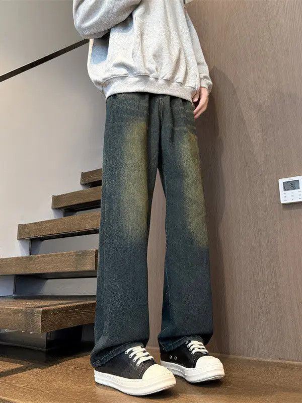 Japanese Brand × Jean Retro loose high street wide leg jeans Size US 32 / EU 48 - 3 Thumbnail