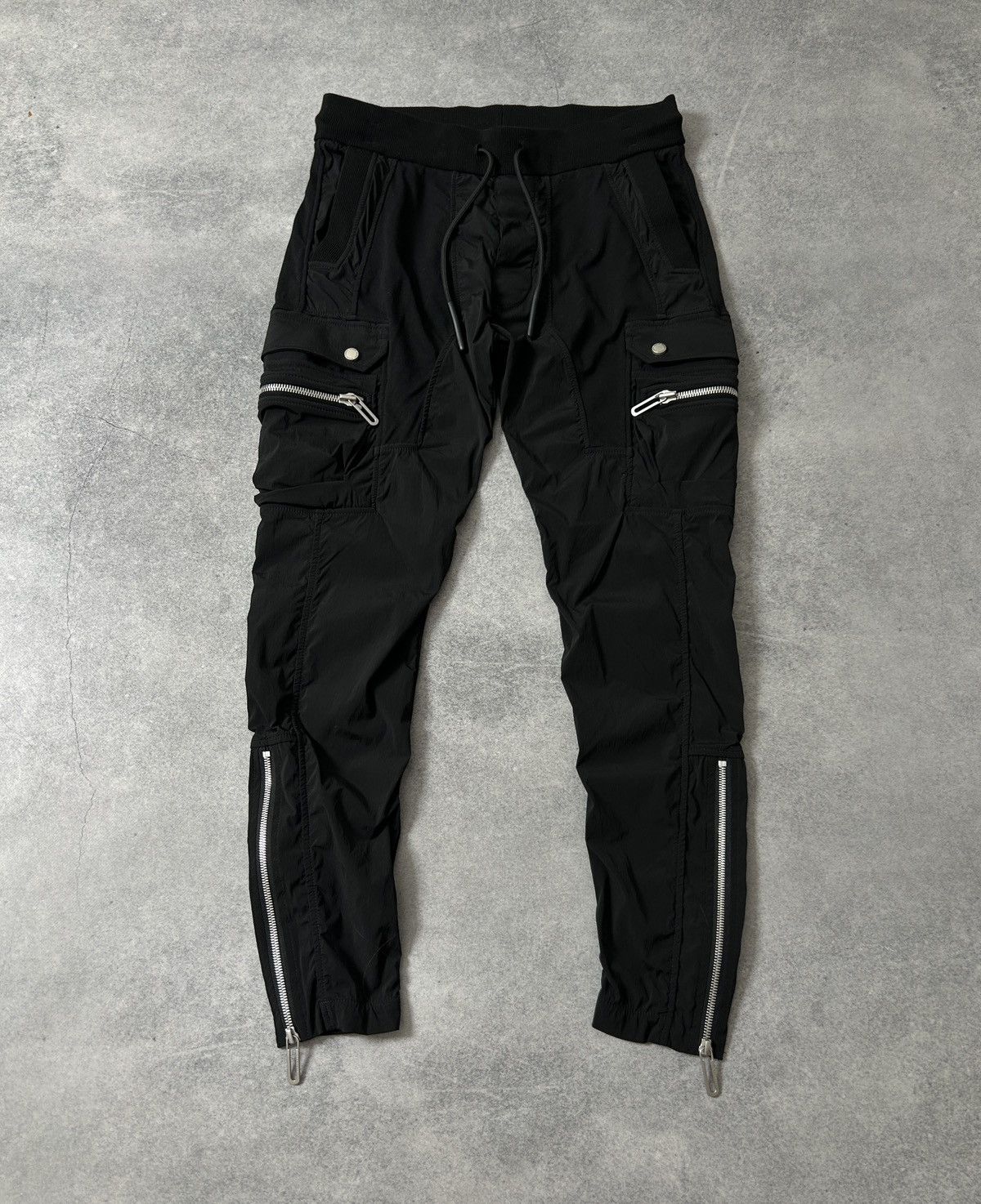 Vagabond Vagabond Nylons avant-garden joggers mens black rick owens Size US 32 / EU 48 - 1 Thumbnail