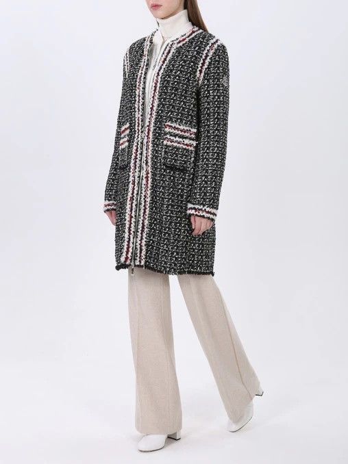 Moncler Moncler Gamme Rouge Tweed Coat like Chanel Size XS / US 0-2 / IT 36-38 - 9 Thumbnail