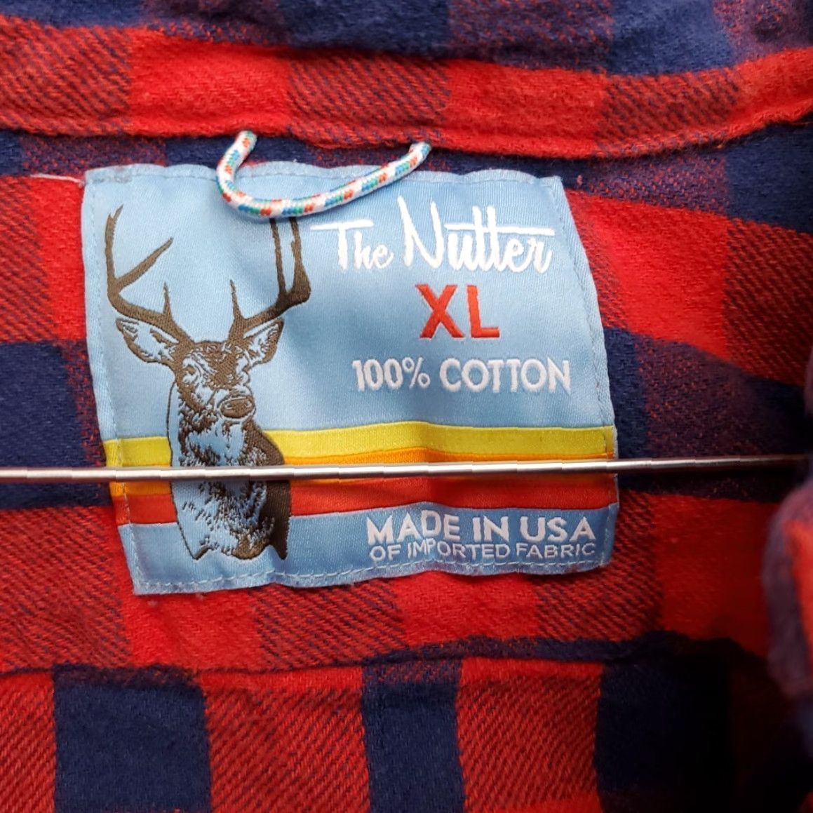 Chubbies Nutter by Chubbies Flannel Shirt Men XL Buffalo Plaid Red Blue Pullover Made USA Shirt Size US XL / EU 56 / 4 - 3 Thumbnail