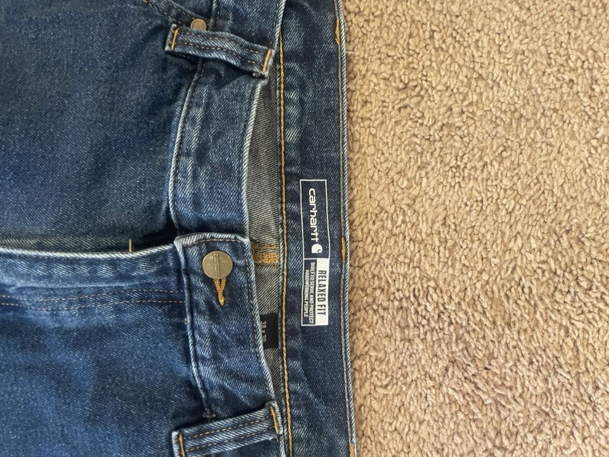 Carhartt × Vintage Carhartt blue denim jeans Size US 38 / EU 54 - 2 Thumbnail