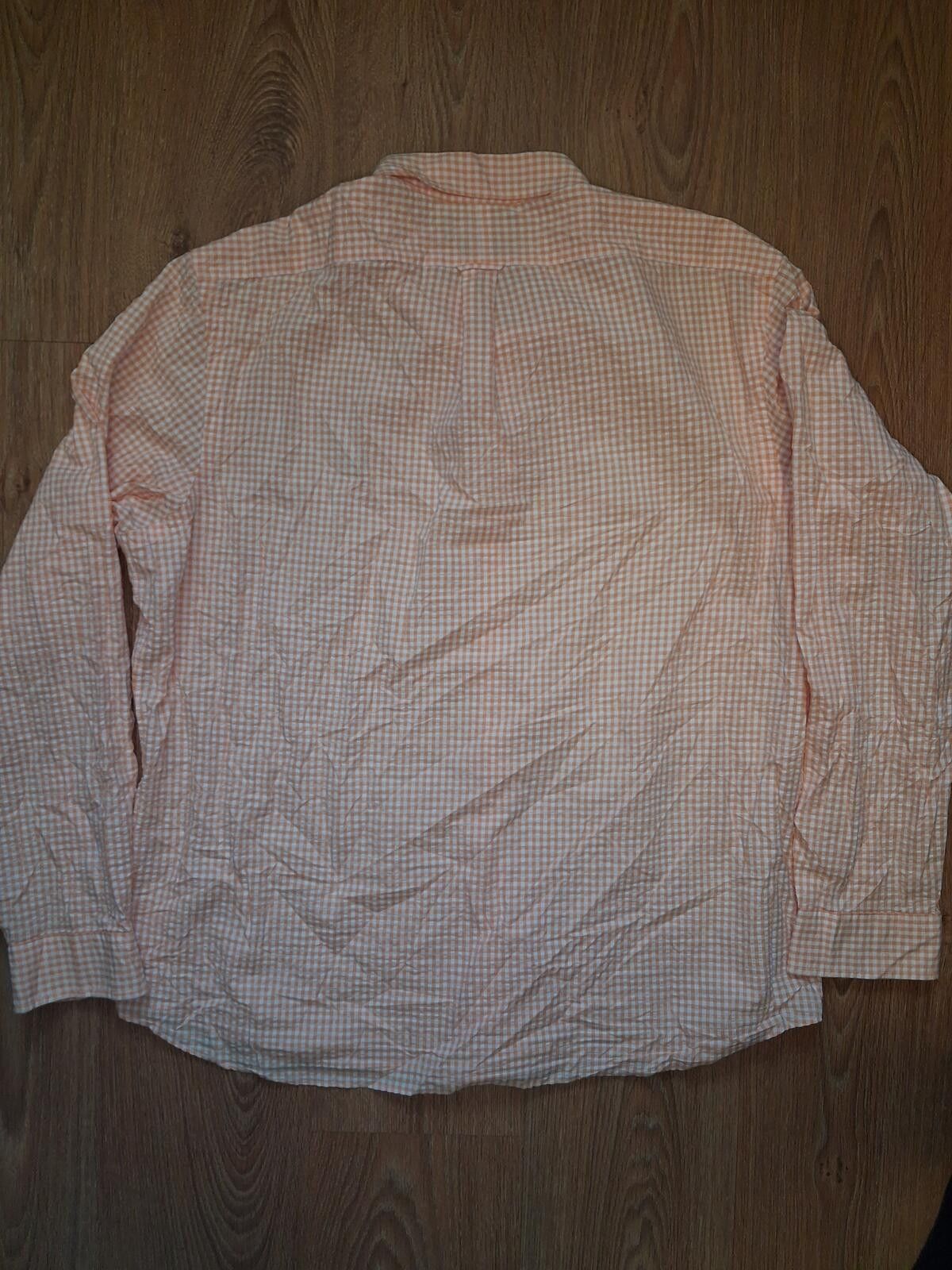Polo Ralph Lauren Polo Ralph Lauren Button Up Shirt XXL Orange Check Cotton Size US XXL / EU 58 / 5 - 7 Thumbnail