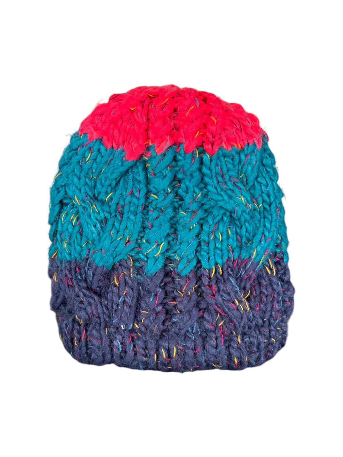 Japanese Brand × Kapital × Vintage Crochet Knitted Japanese Brand Kissmark hairy Beanie Hats 🎌☠️ Size ONE SIZE - 1 Thumbnail