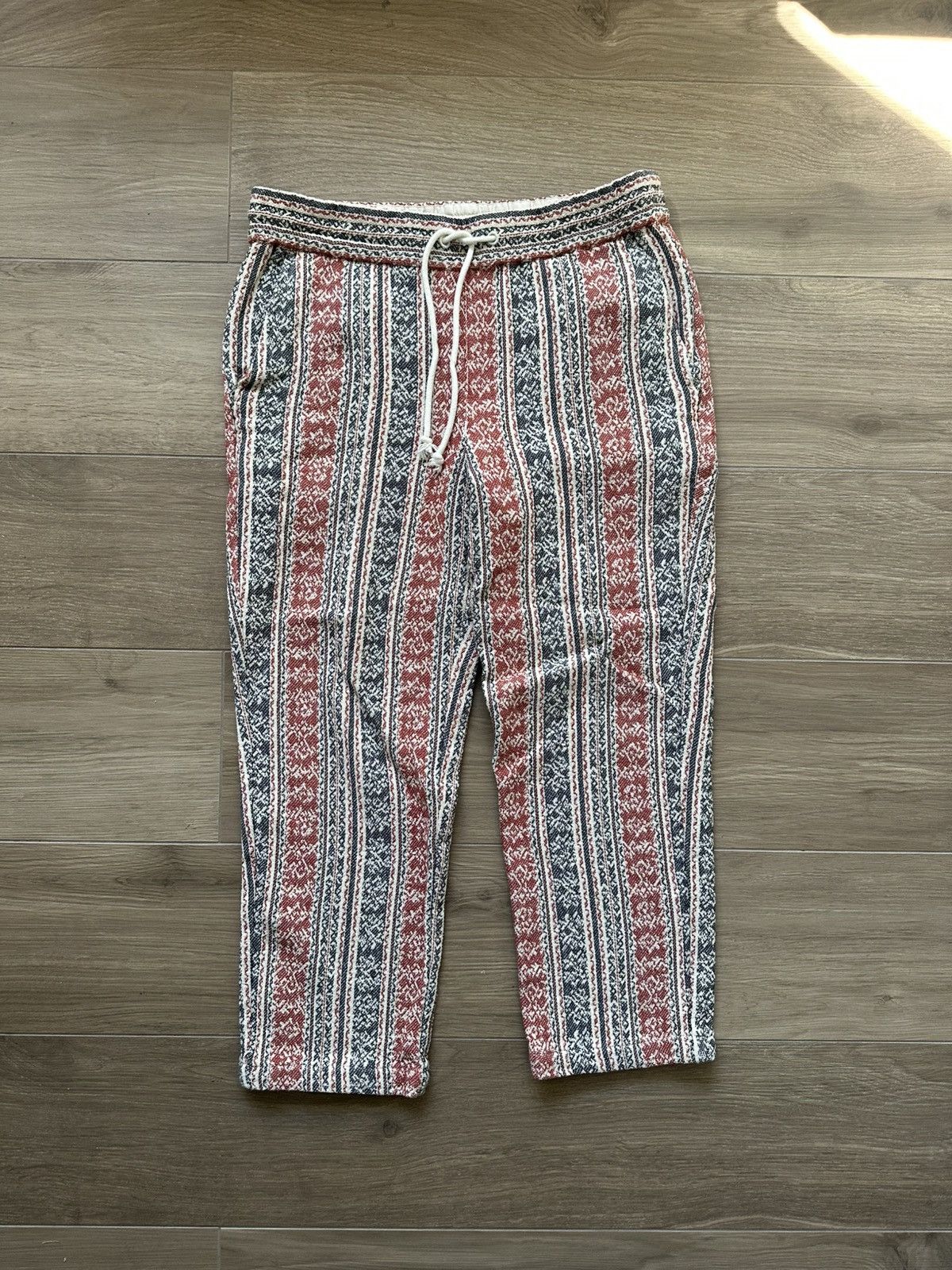 Aime Leon Dore Aimé Leon Dore Striped Drawstring Pant Size US 28 / EU 44 - 1 Thumbnail