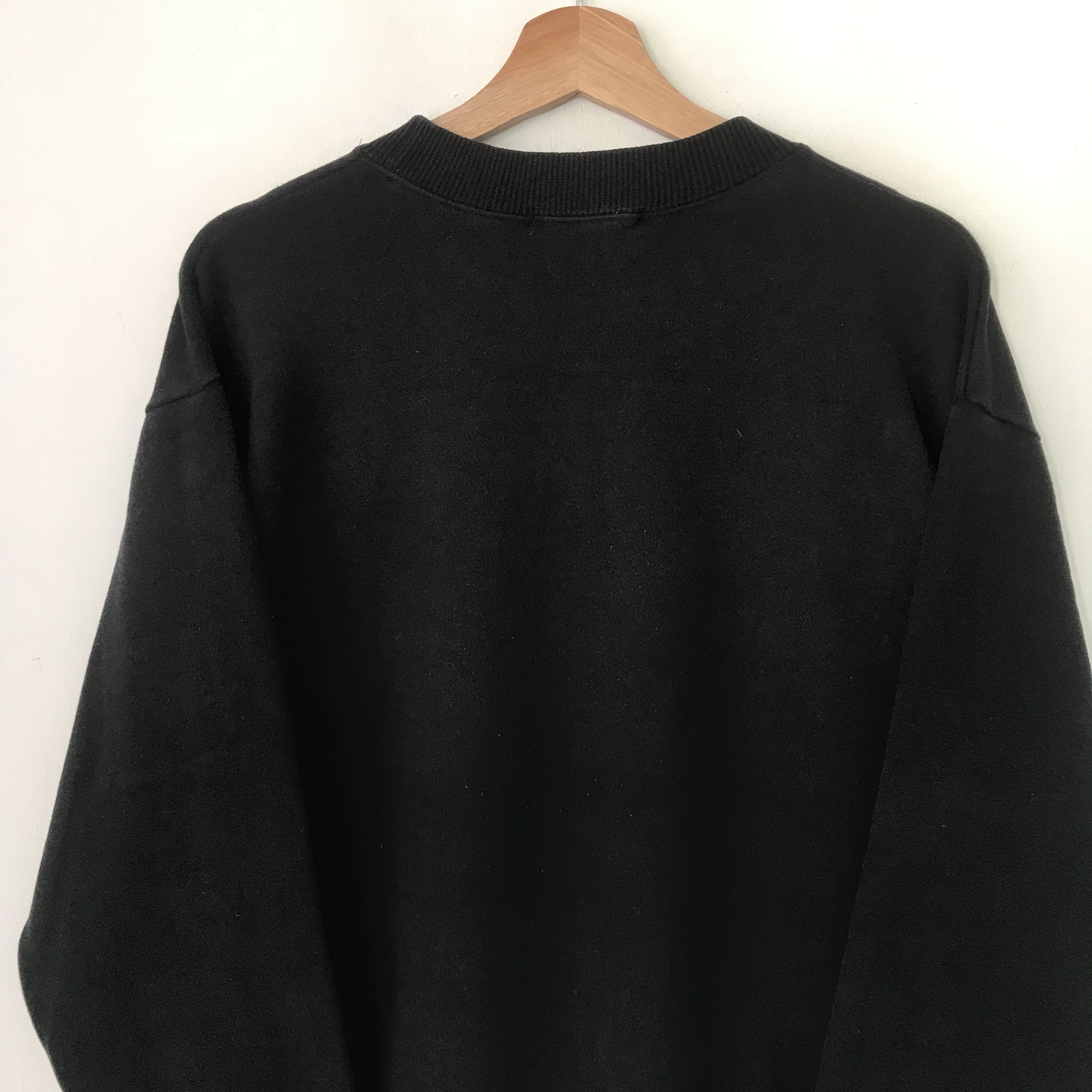 Vintage vintage black sweatshirt - 433 Size US L / EU 52-54 / 3 - 6 Thumbnail