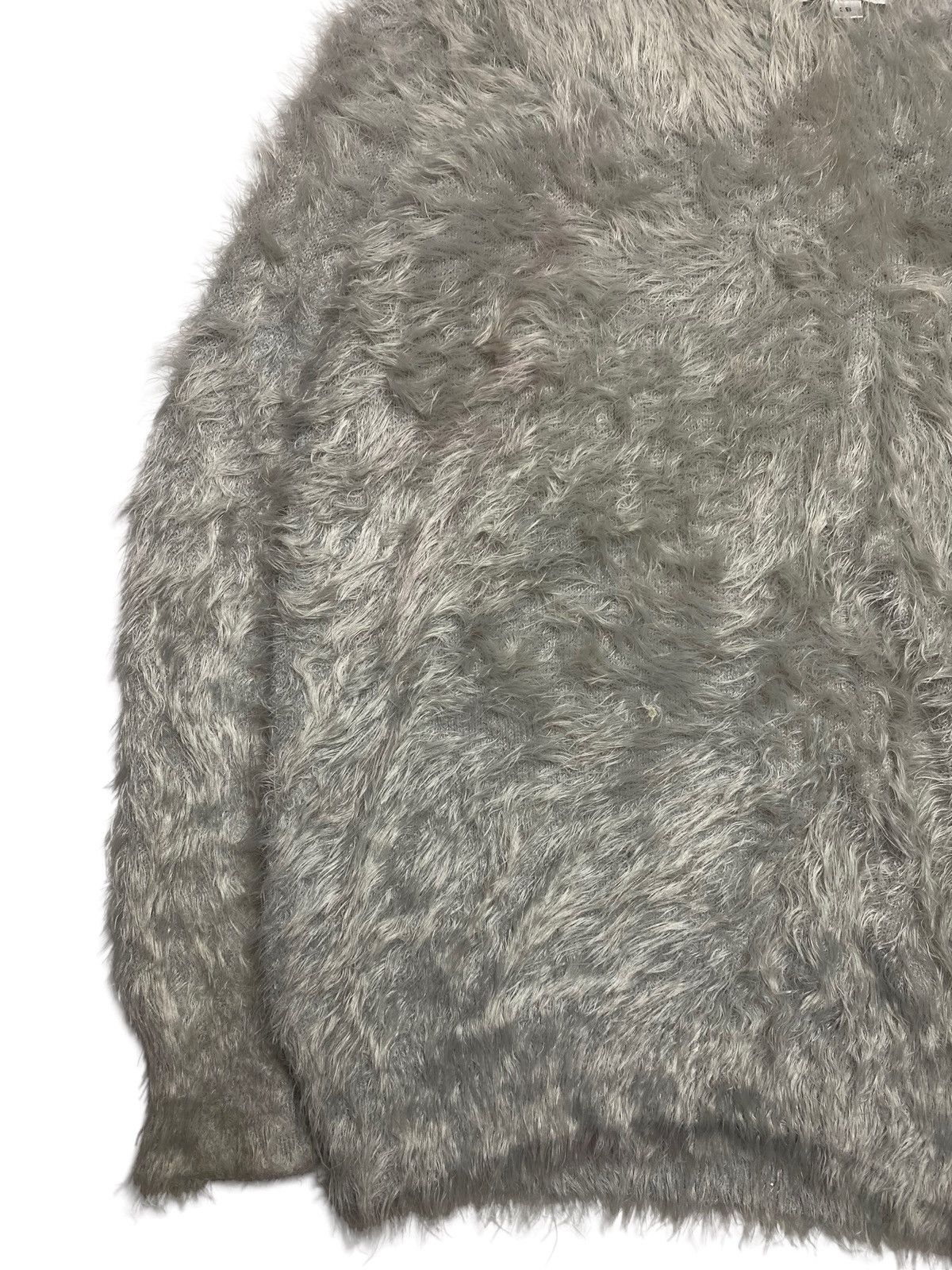 If Six Was Nine 2000s Michael Klein - Angora Fur Sweater Size M / US 6-8 / IT 42-44 - 3 Thumbnail