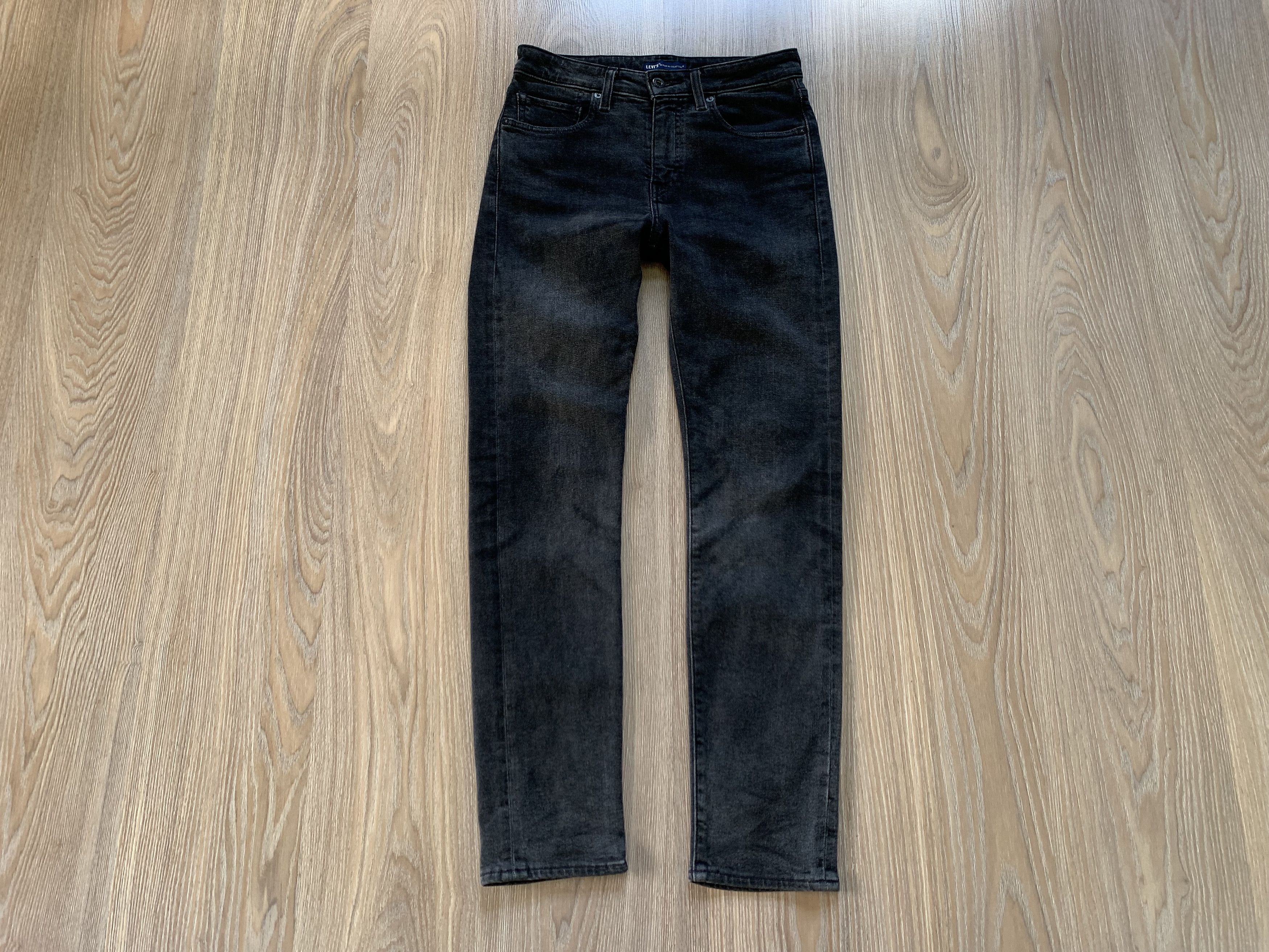 Levi's Levi's Made & Crafted Needle Narrow Dark Grey Jeans Size US 30 / EU 46 - 2 Thumbnail