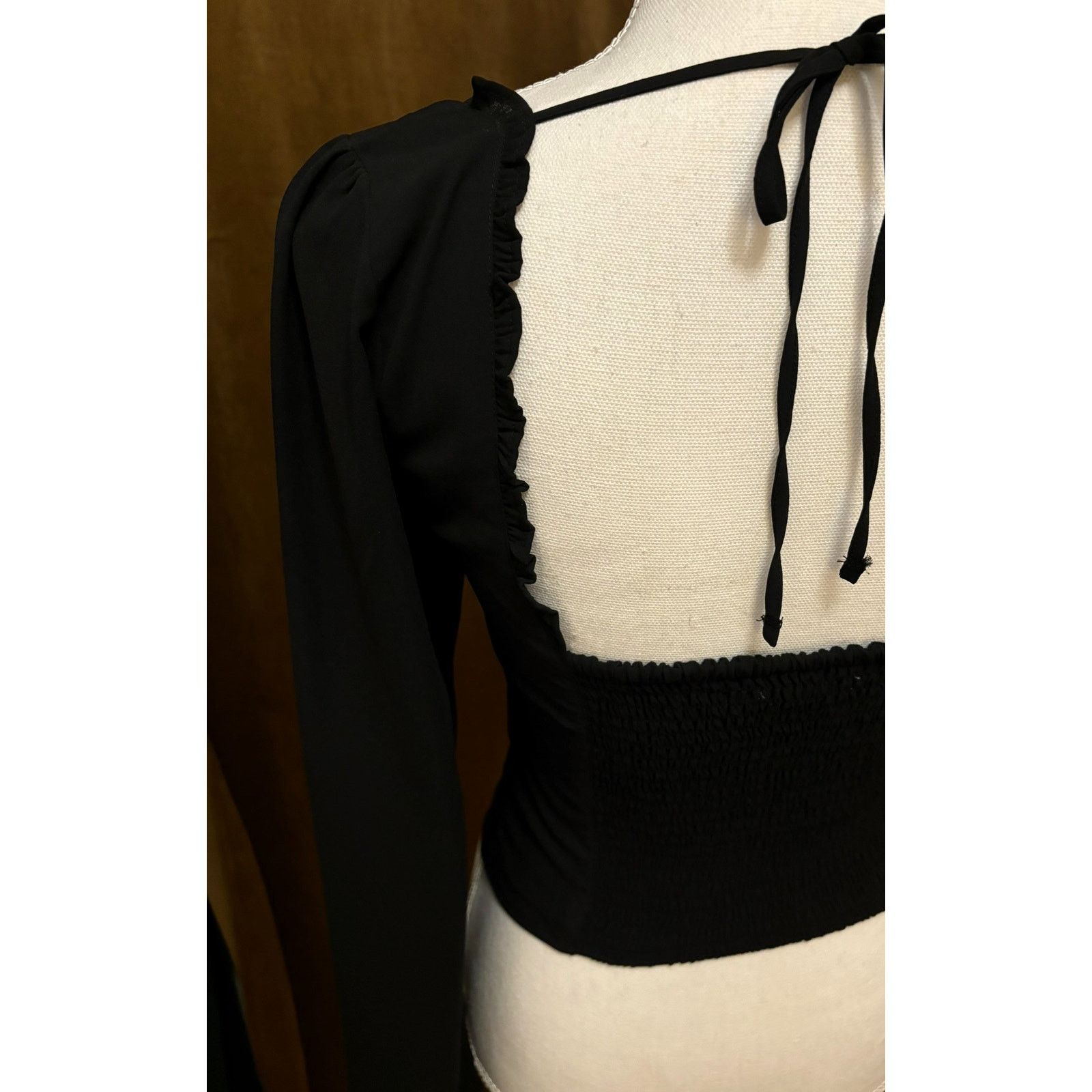 Abercrombie & Fitch Abercrombie & Fitch Sweetheart Neck Blouse Women Size XS Size XS / US 0-2 / IT 36-38 - 11 Thumbnail