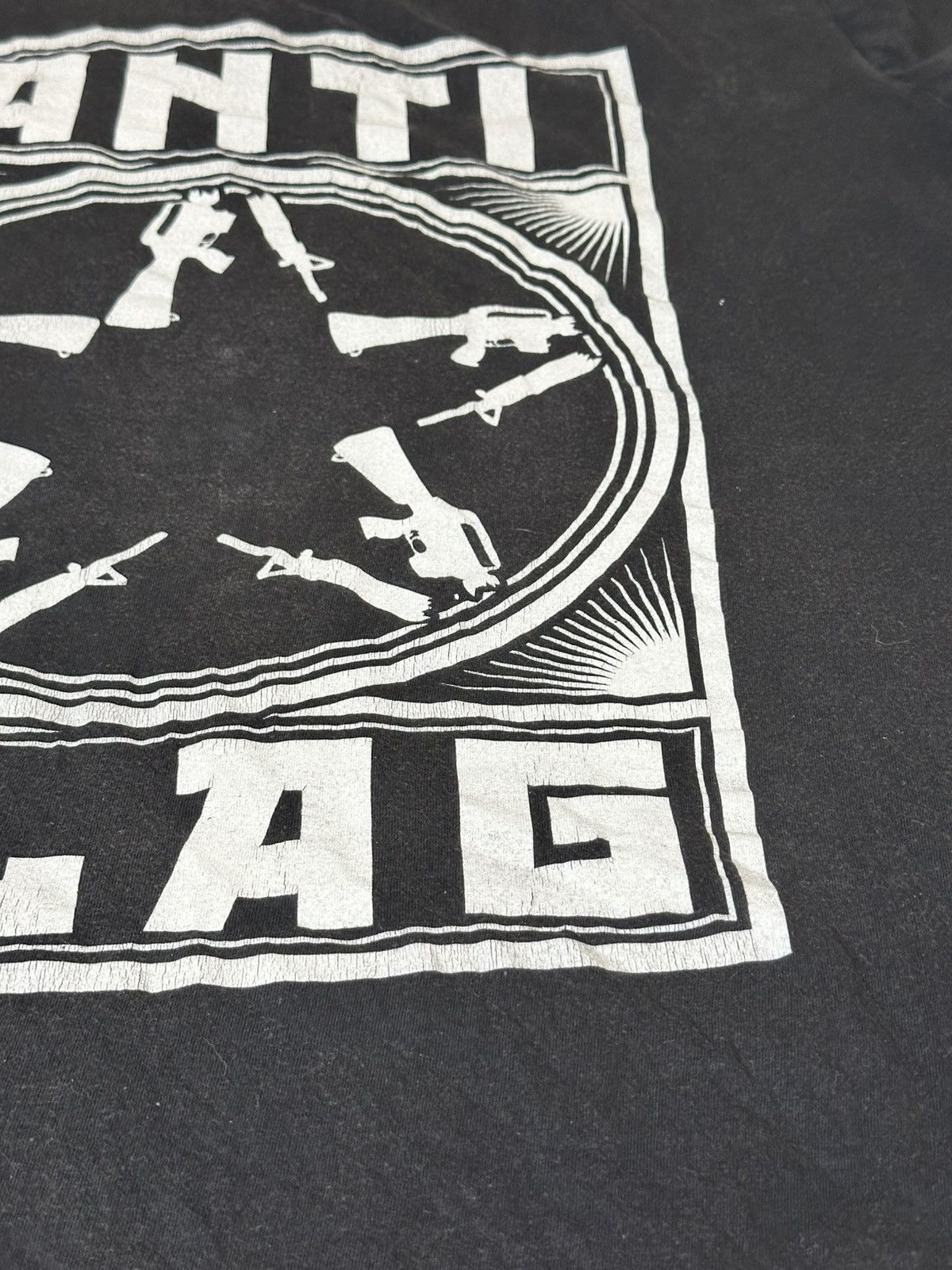 Band Tees 🔥 Anti Flag Pentagram Metal Band 90s Vintage T Shirt Punk Size US XL / EU 56 / 4 - 6 Thumbnail