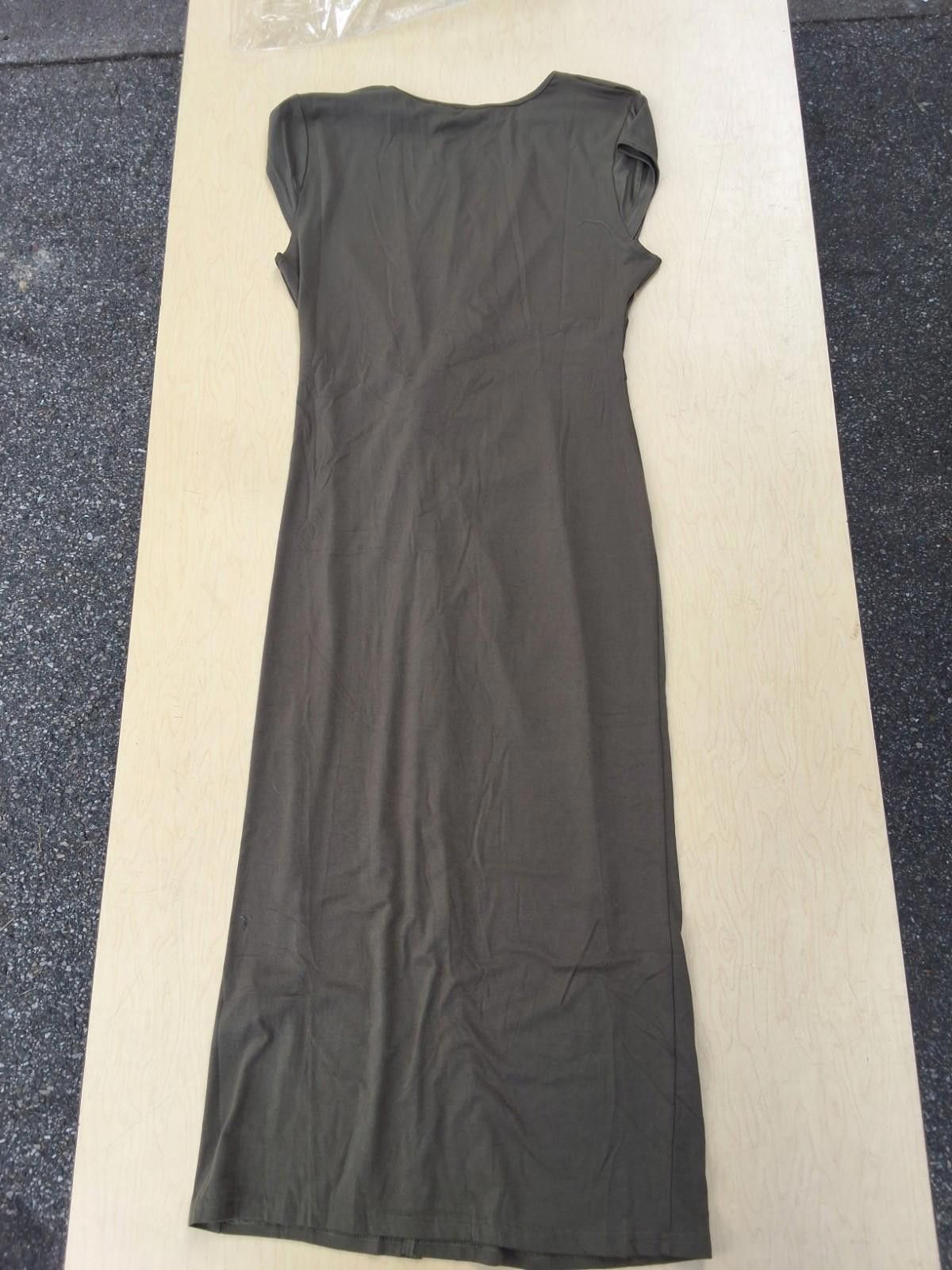 Other Cupshe Olive Green Knot-Front Midi Dress – Size Large Size L / US 10 / IT 46 - 4 Thumbnail