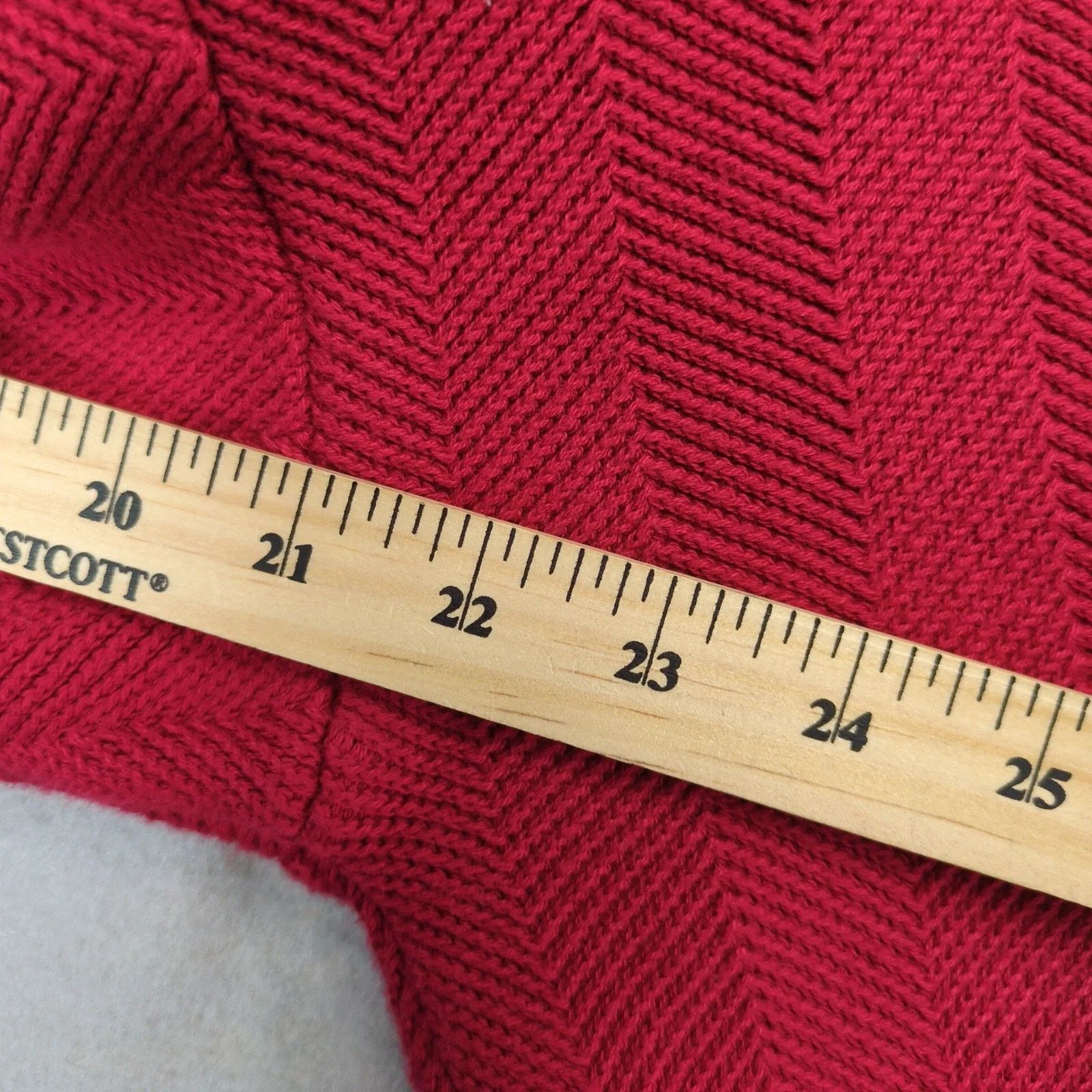 Ralph Lauren Vtg Chaps Ralph Lauren Logo Crest Red Crewneck Sweater L Size US L / EU 52-54 / 3 - 7 Thumbnail