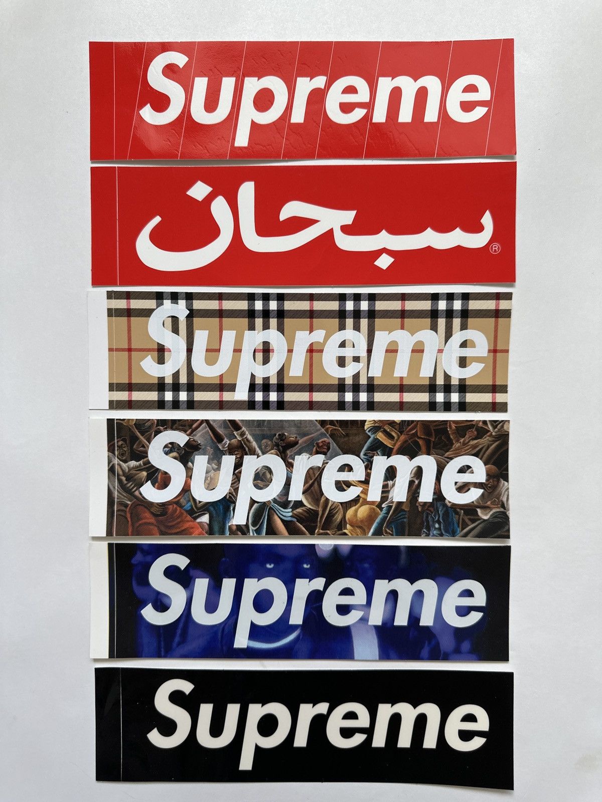 Supreme Supreme Jackson Pollock Box Logo Sticker 1999 | Grailed