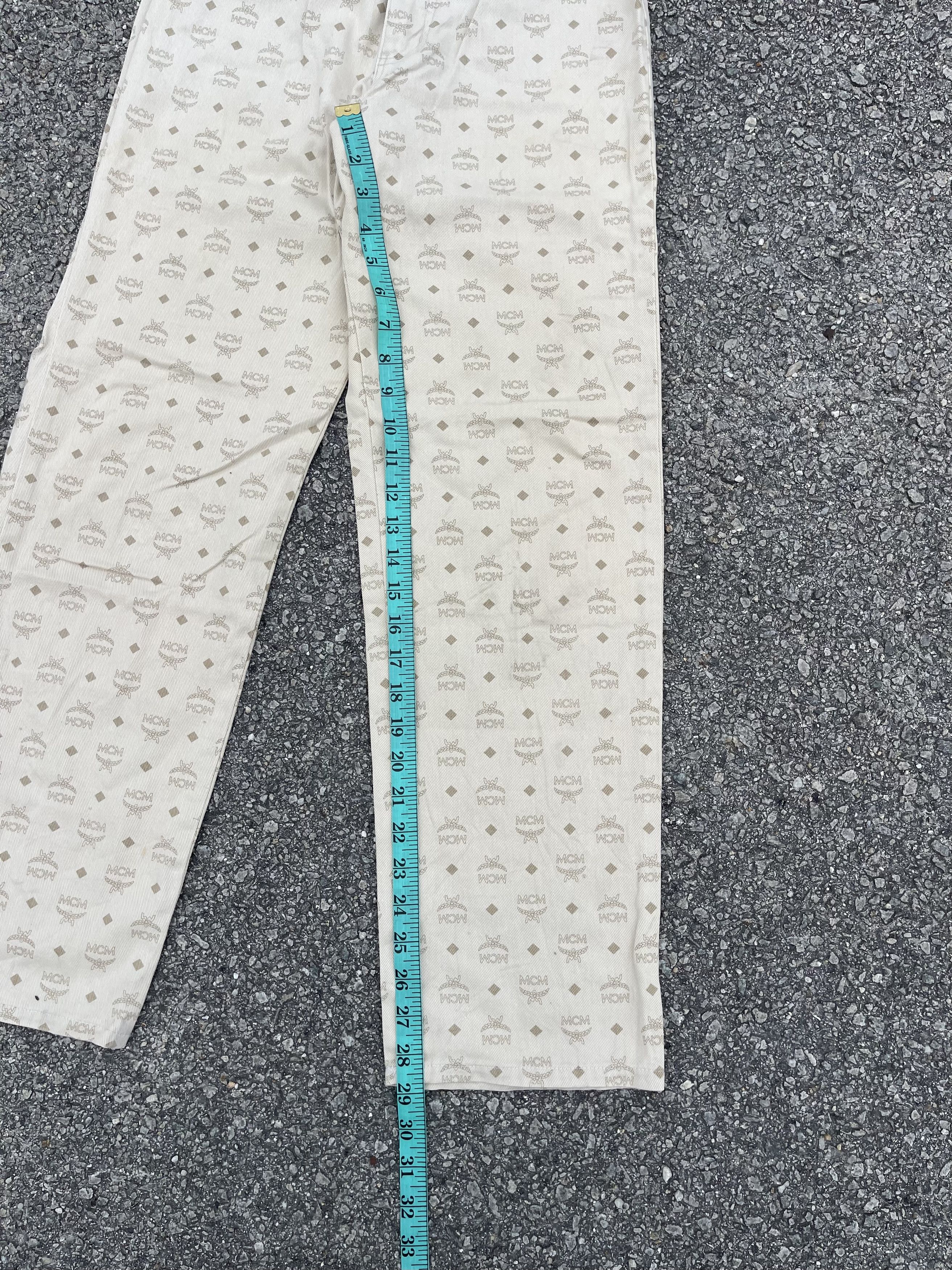 MCM × Vintage Vtg MCM Monogram Beige Colour Size 26 Size 26" / US 2 / IT 38 - 9 Thumbnail