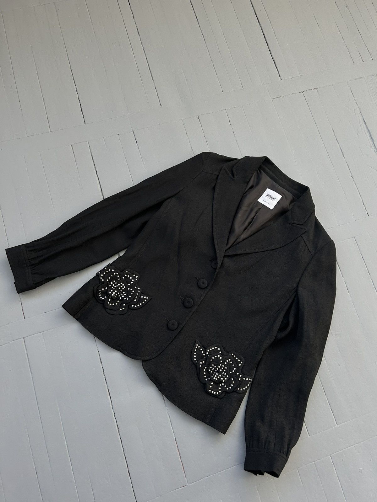 Moschino × Vintage Moschino vintage blazer Size XL / US 12-14 / IT 48-50 - 2 Thumbnail