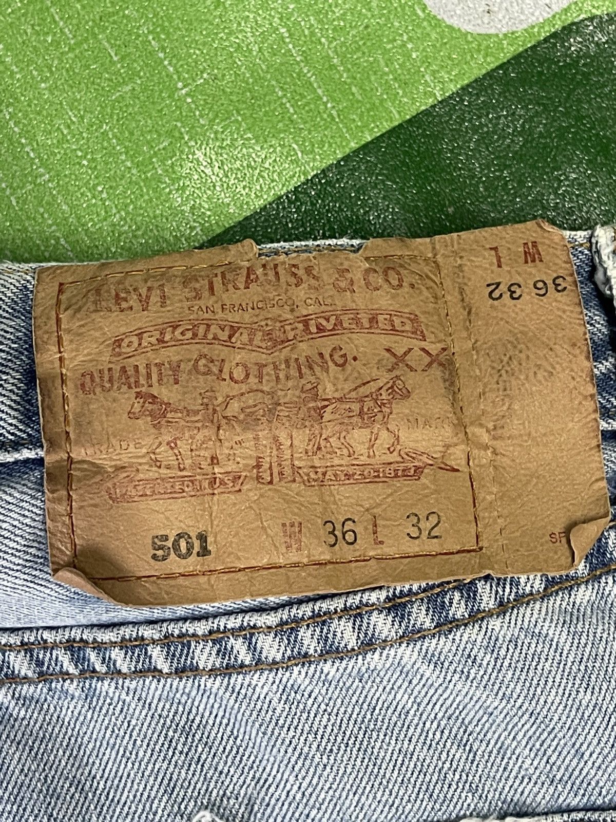 Levi's Vintage Levis 501 Size US 36 / EU 52 - 3 Thumbnail