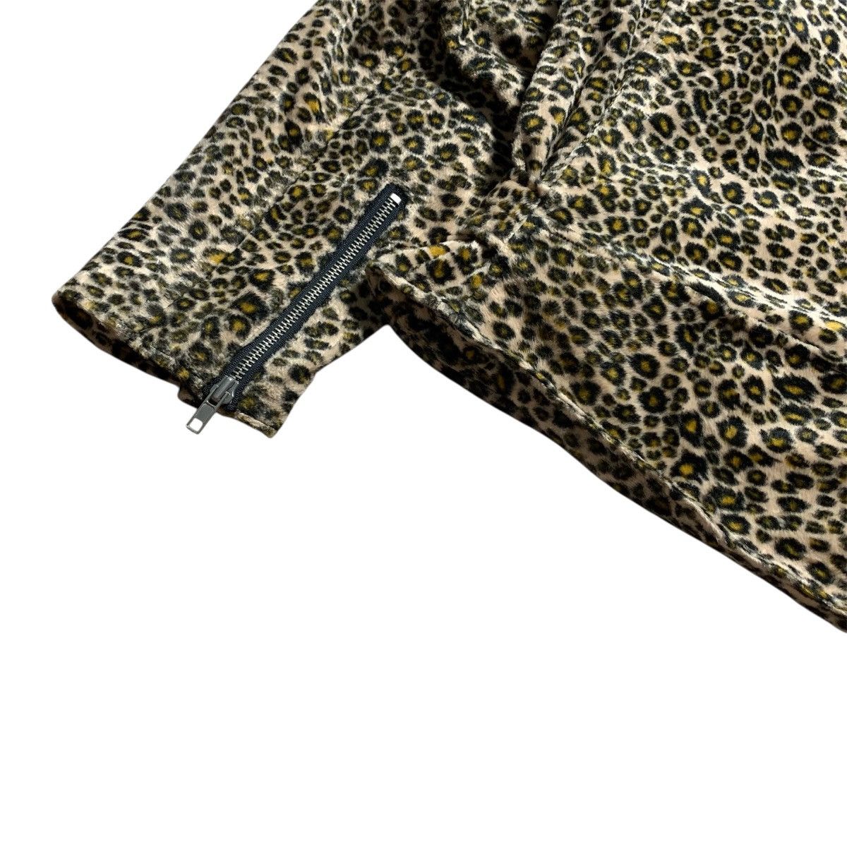 Vintage Devil N Bass Asymmetrical Leopard Bikers Jacket Lgb Style Size US L / EU 52-54 / 3 - 8 Thumbnail