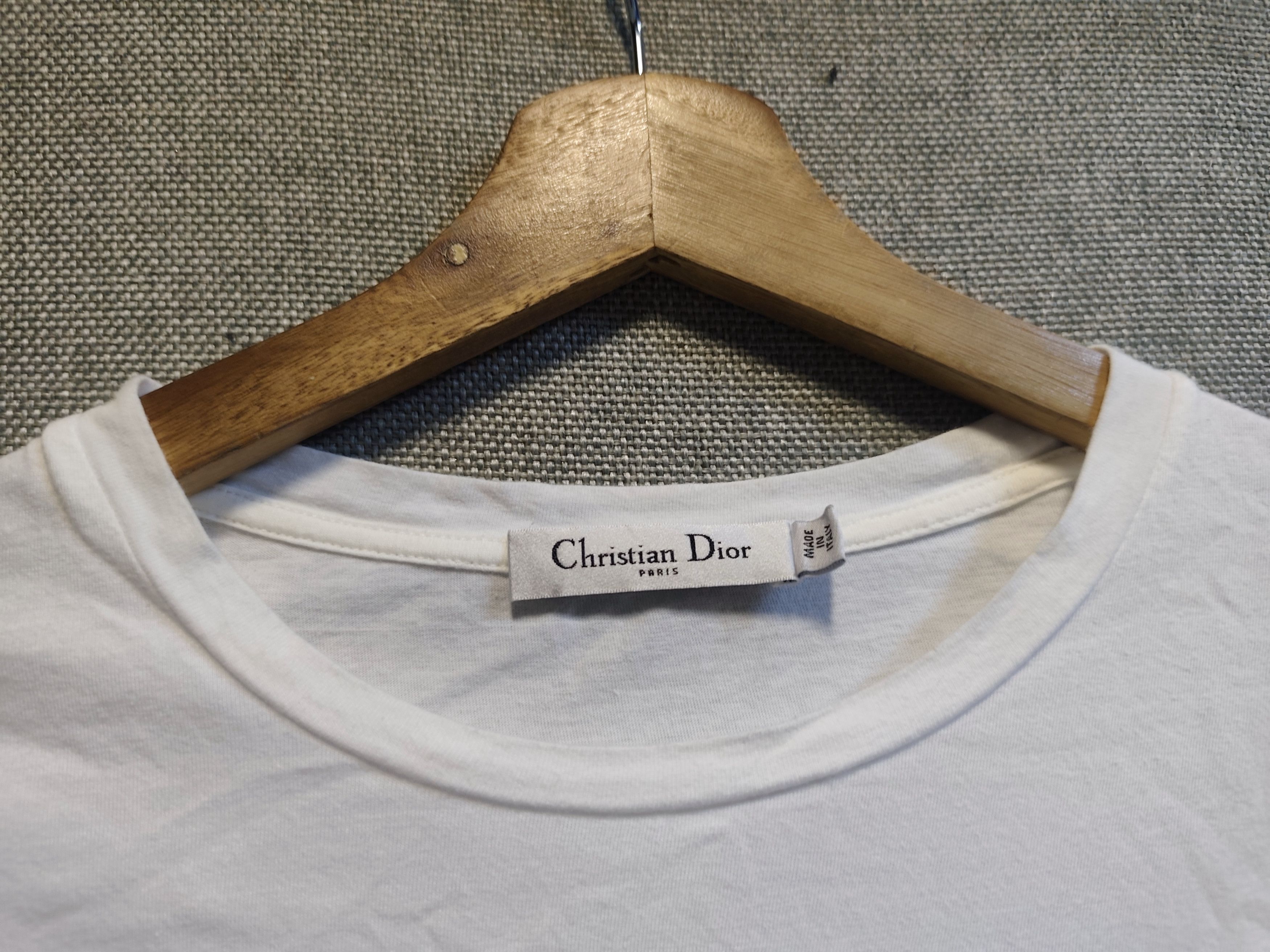 Dior Christian Dior Paris Butterfly Gold Glitter Spellout Tee Size S / US 4 / IT 40 - 5 Thumbnail