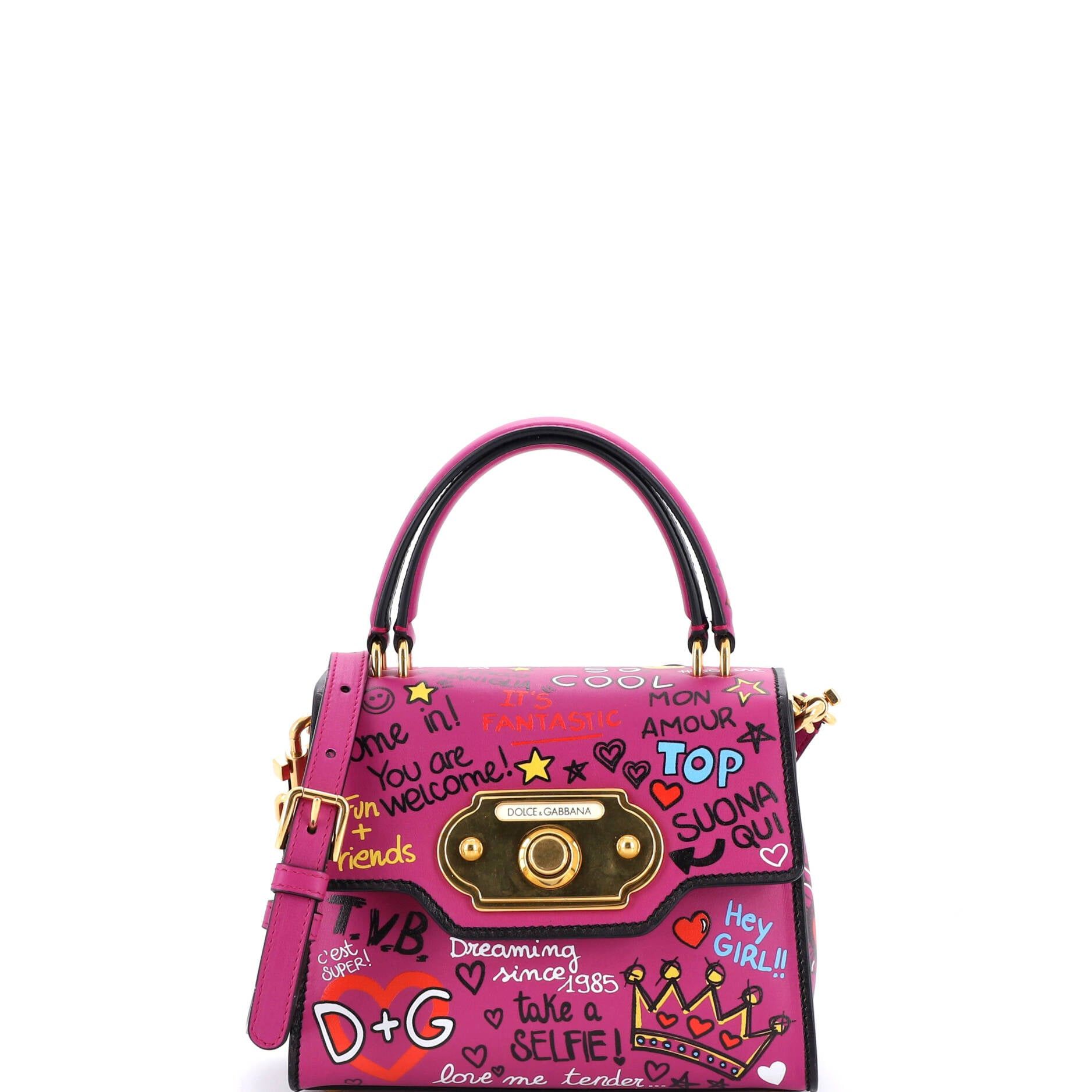 Dolce & Gabbana Welcome Top Handle Bag Size ONE SIZE - 1 Thumbnail