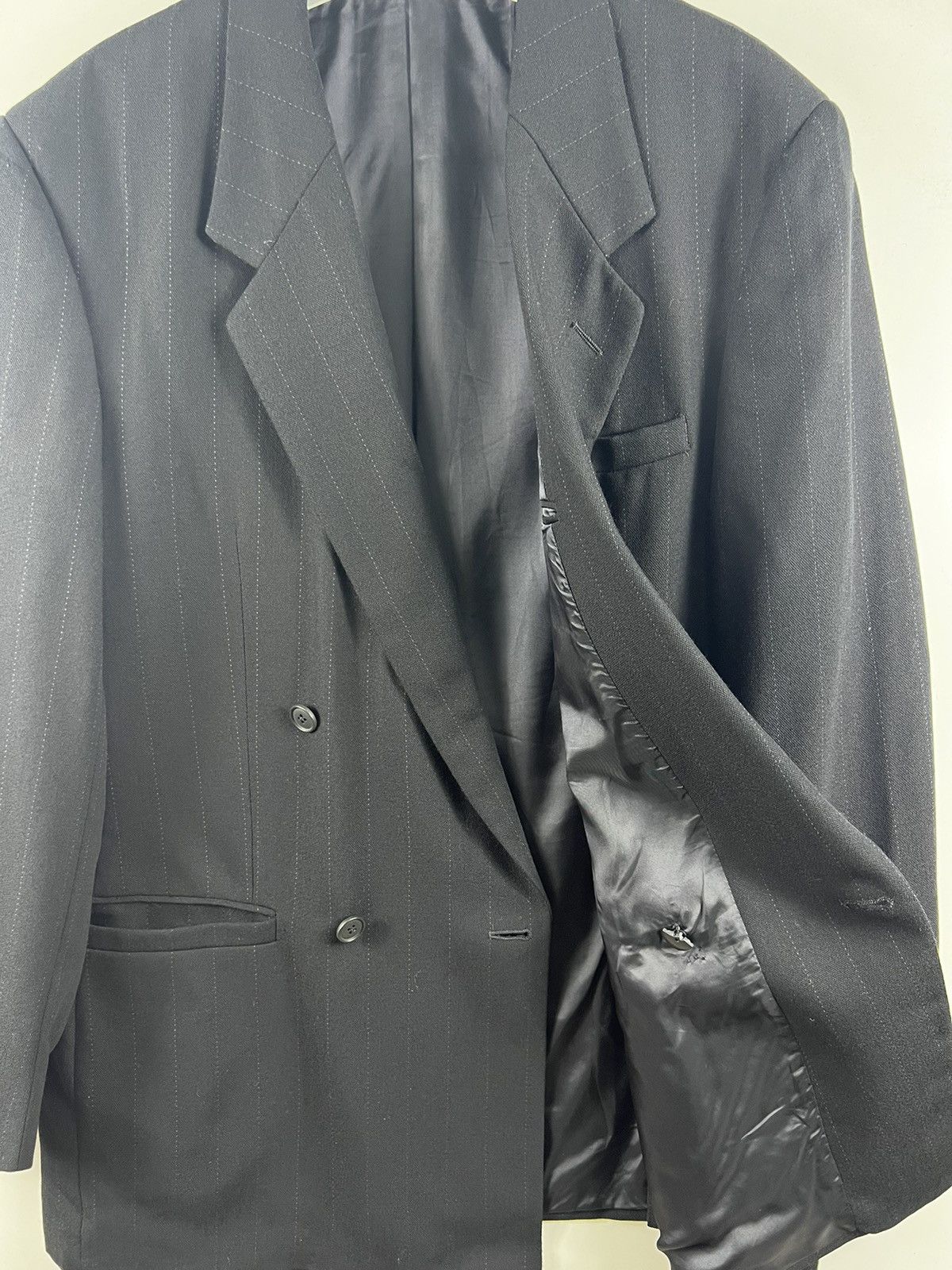 Other × Versace 🔥 stripes Versace Classic double breasted Tailor jacket Size 34R - 6 Thumbnail