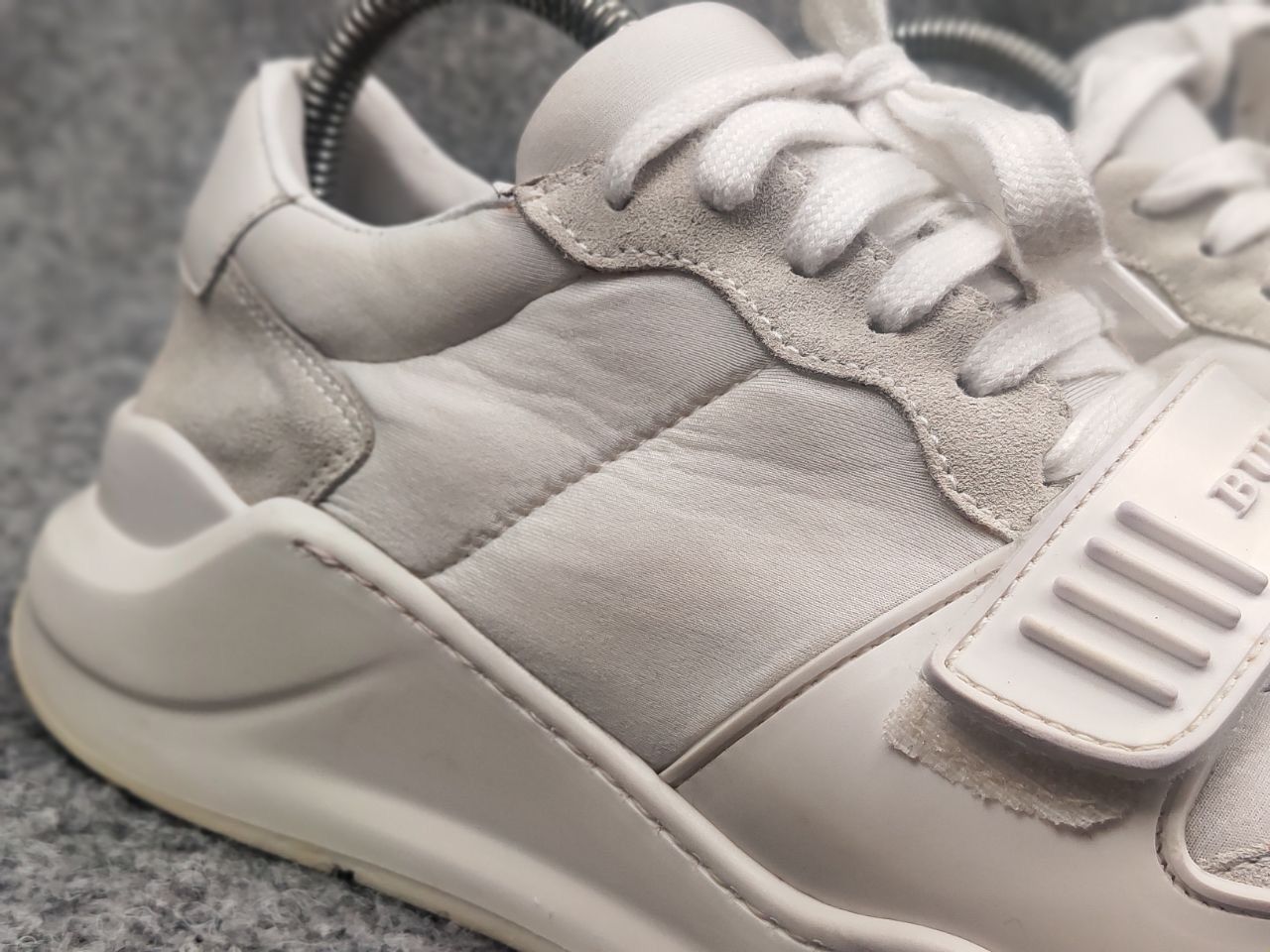 Burberry Burberry Ramsey Trainers Logo White Low-Top Sneakers Size US 7.5 / IT 37.5 - 16 Thumbnail