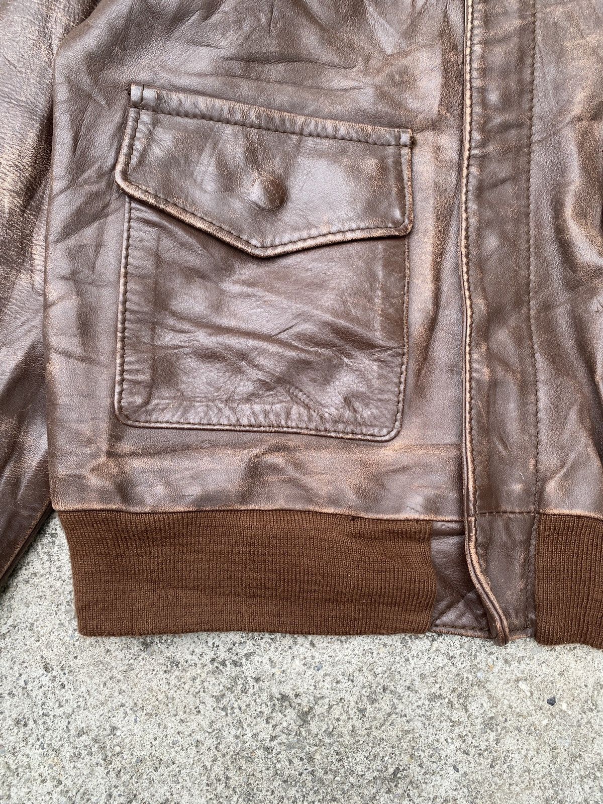 Aero Leathers 1970s Type A2 Aero Leather Us Army Patina Design Jacket Size US S / EU 44-46 / 1 - 11 Thumbnail