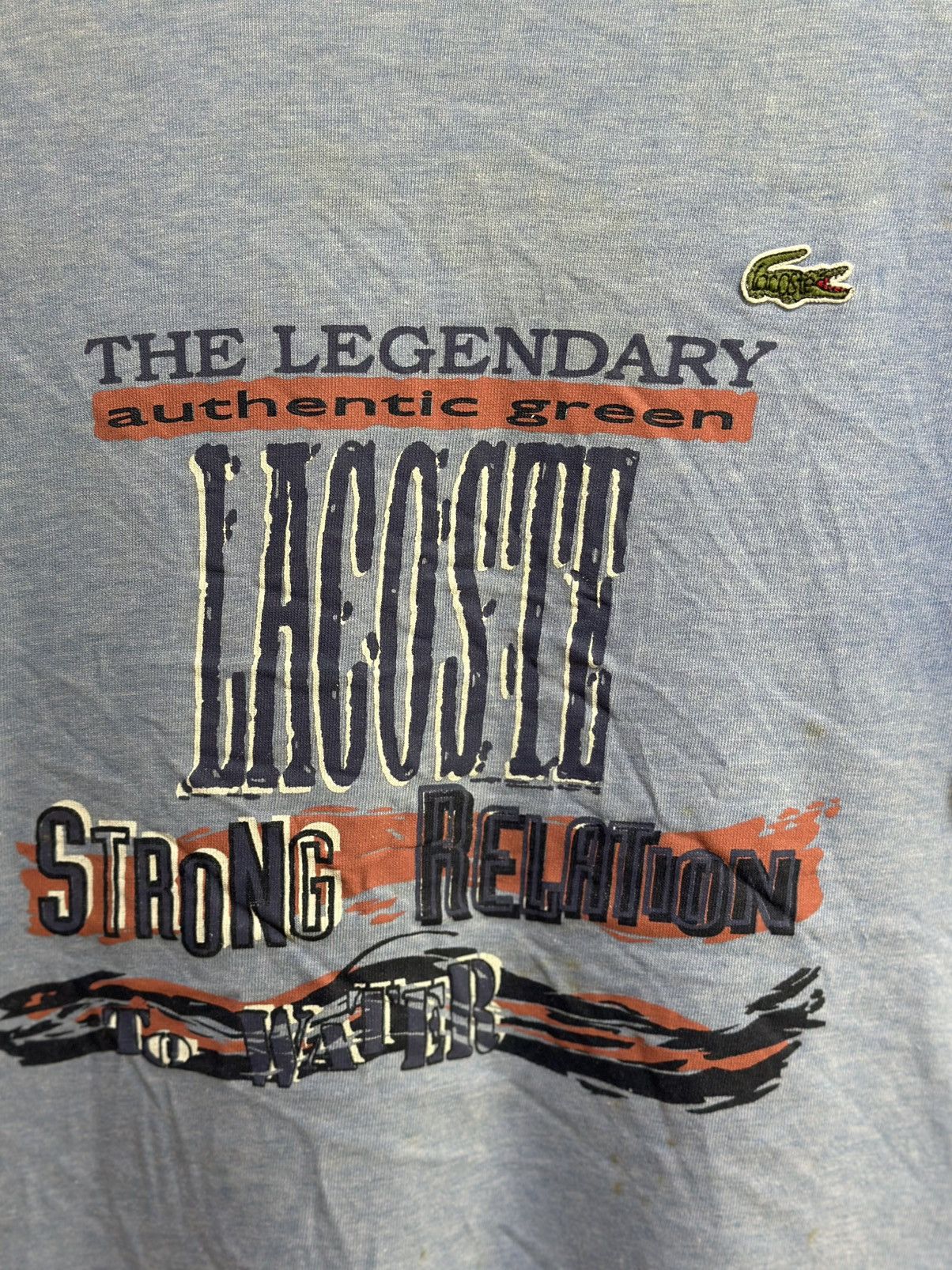 Lacoste × Vintage Vintage Lacoste Sport Faded Tee Size US L / EU 52-54 / 3 - 2 Thumbnail