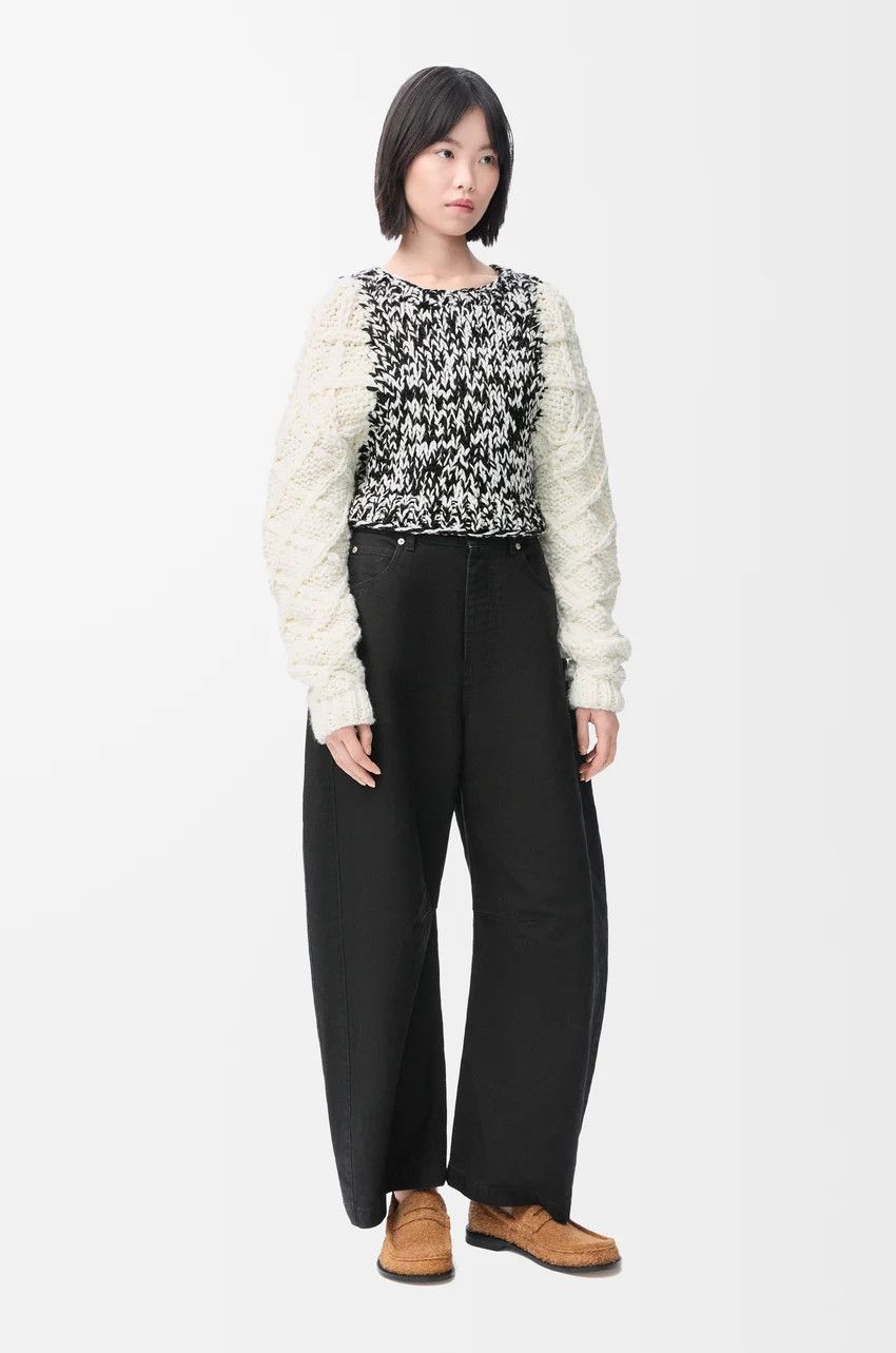 Loewe o1loc1c0525 Sweater in Wool Blend in Multicolor Size XS / US 0-2 / IT 36-38 - 2 Thumbnail