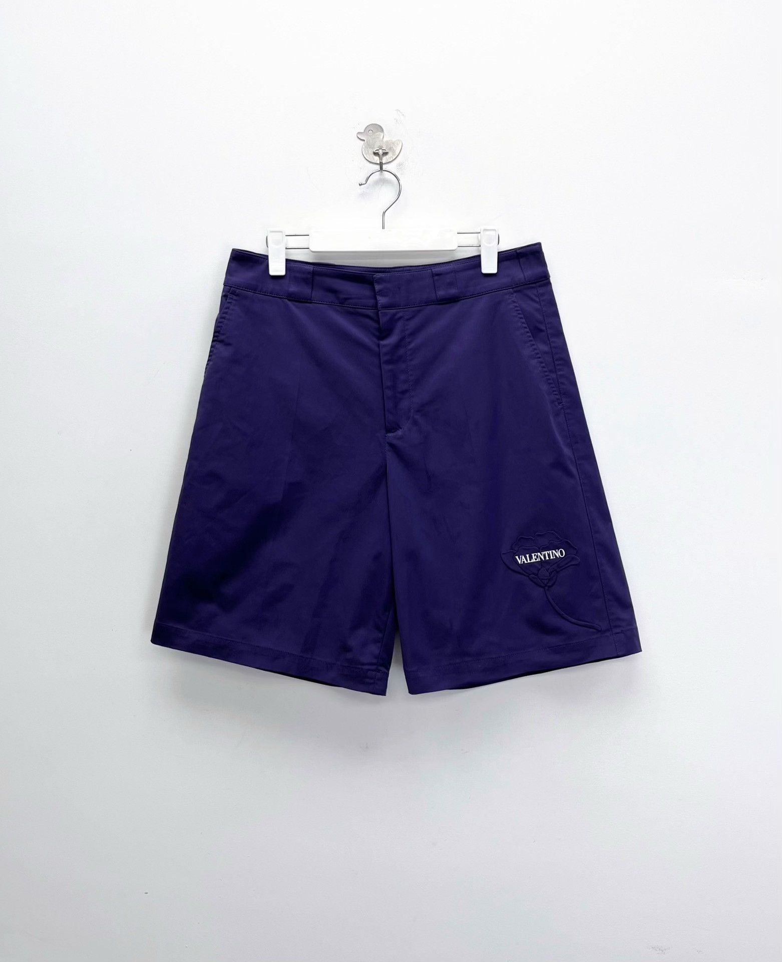 Valentino Valentino Purple Floral Shorts Size US 30 / EU 46 - 1 Thumbnail