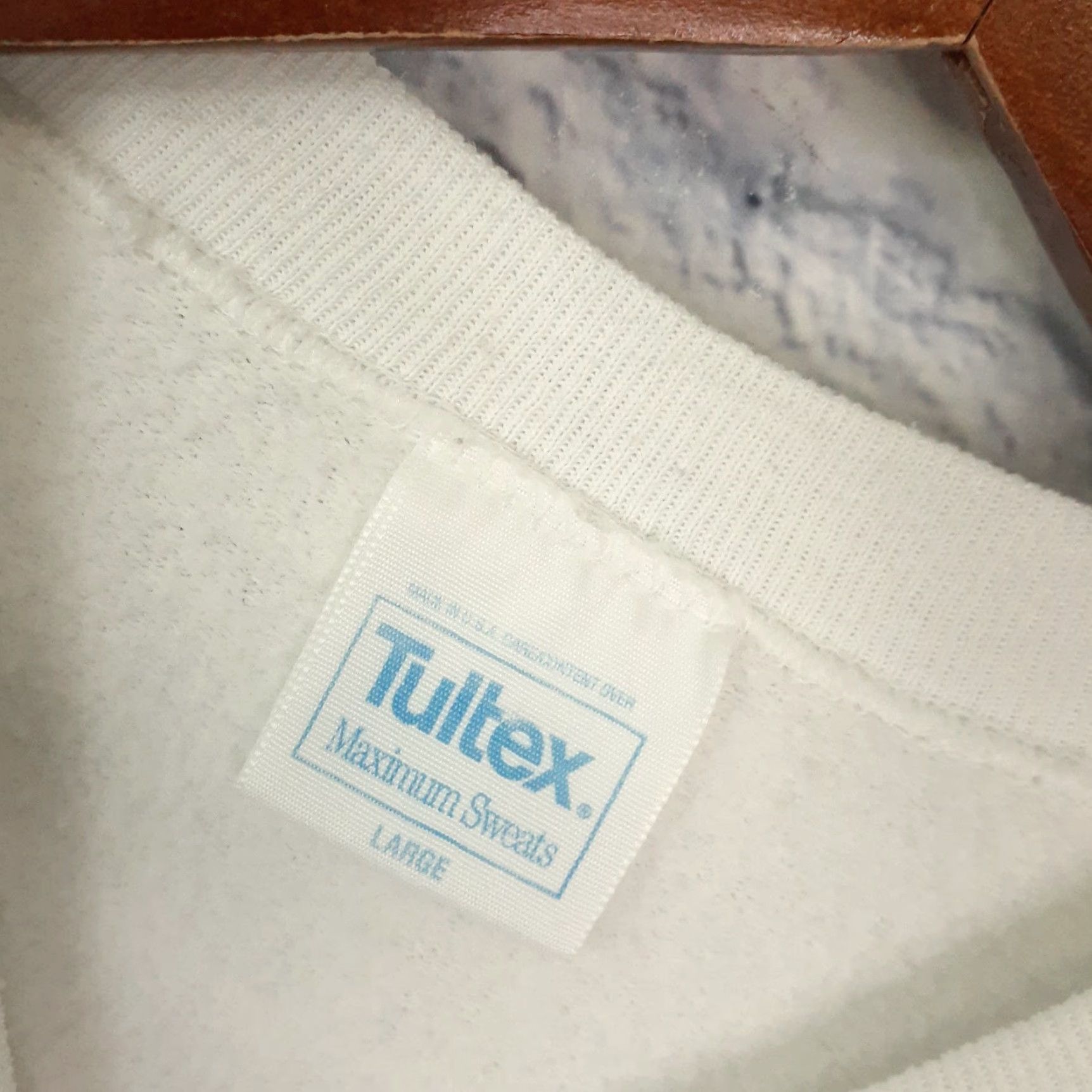 Tultex VINTAGE Tultex Sweatshirt Pullover Sweatshirt Grandfather Grandpa Long Sleeve Crew Neck Mens M White Size US M / EU 48-50 / 2 - 7 Thumbnail