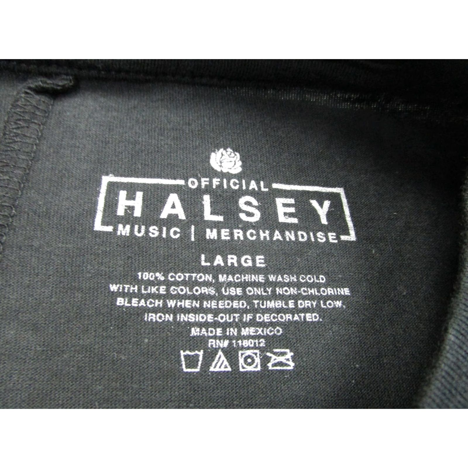 Vintage Halsey T-Shirt Men Black Size L Crew Neck Logo Graphic Print Music Band Tee X Vintage: No Size US L / EU 52-54 / 3 - 5 Thumbnail