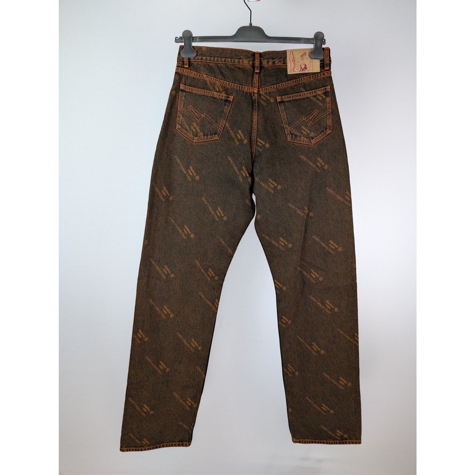 Martine Rose o1rshd1 Relaxed Fit Jean in Orange Laser Size US 32 / EU 48 - 18 Thumbnail