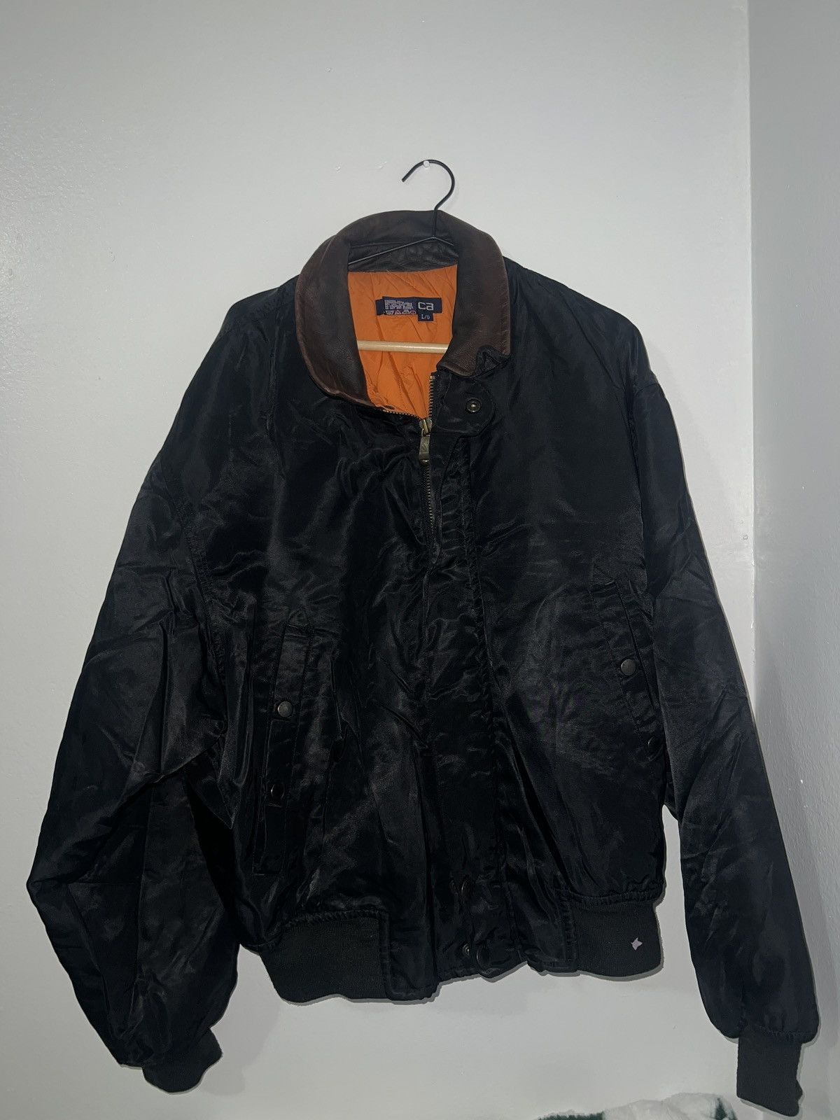 Nautica Black Leather Nautica Jacket Size US L / EU 52-54 / 3 - 1 Thumbnail