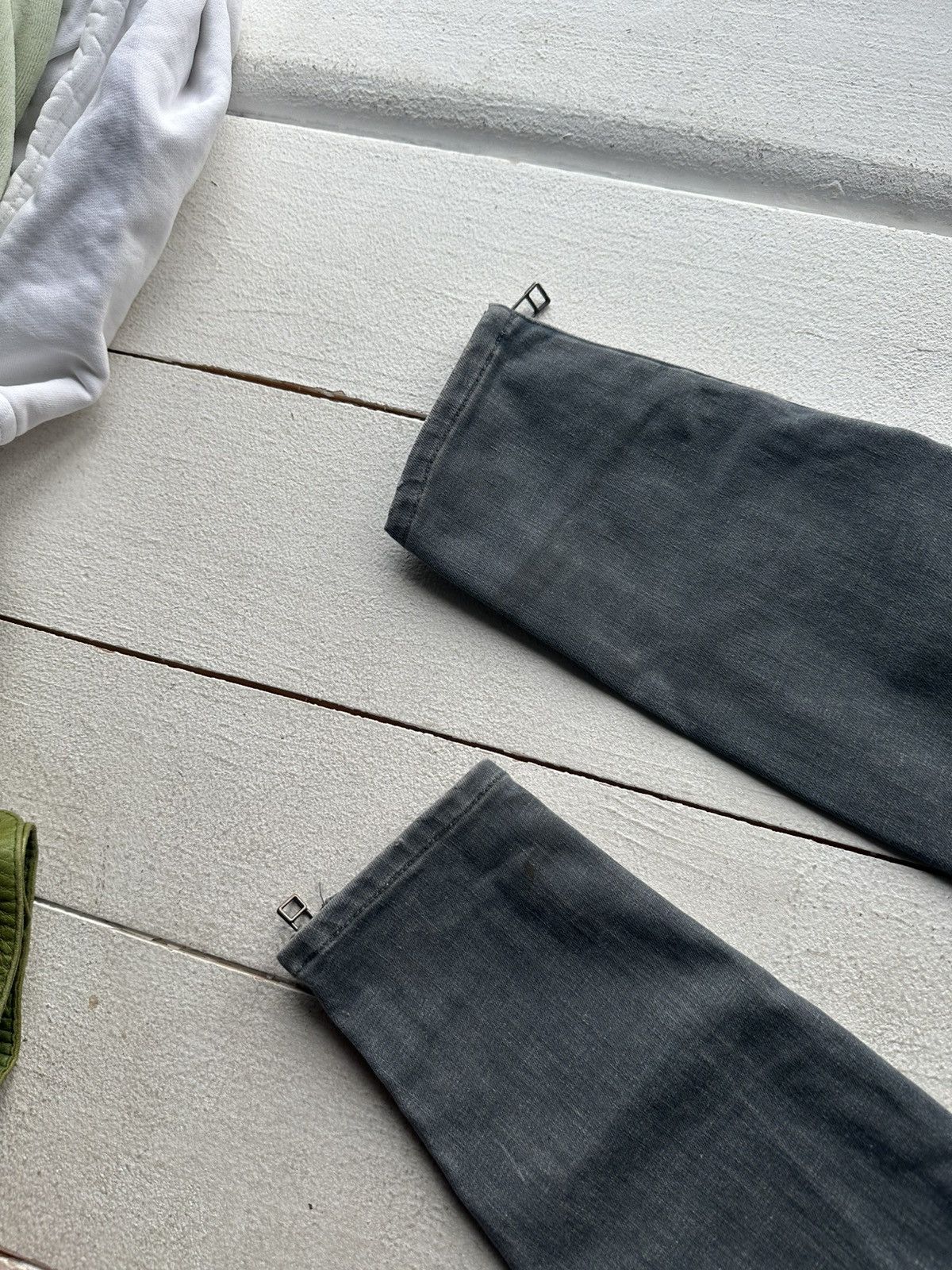 G-Star 🚨VNTG G STAR RAW GRAY FADED RARE AVANT GARDE JEANS Y2K Size 26" / US 2 / IT 38 - 12 Thumbnail