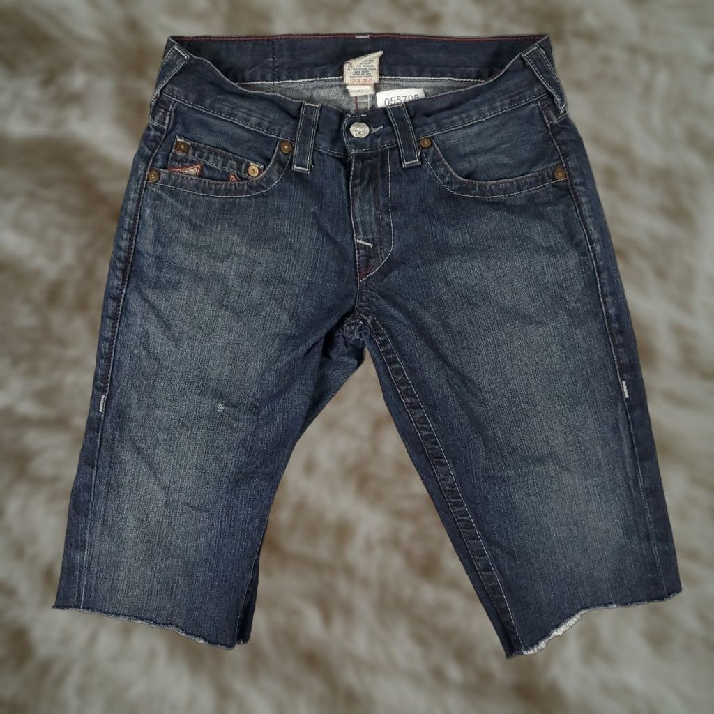 True Religion True Religion Shorts Mens 30 Blue Denim Bermuda Shorts Size US 30 / EU 46 - 1 Thumbnail