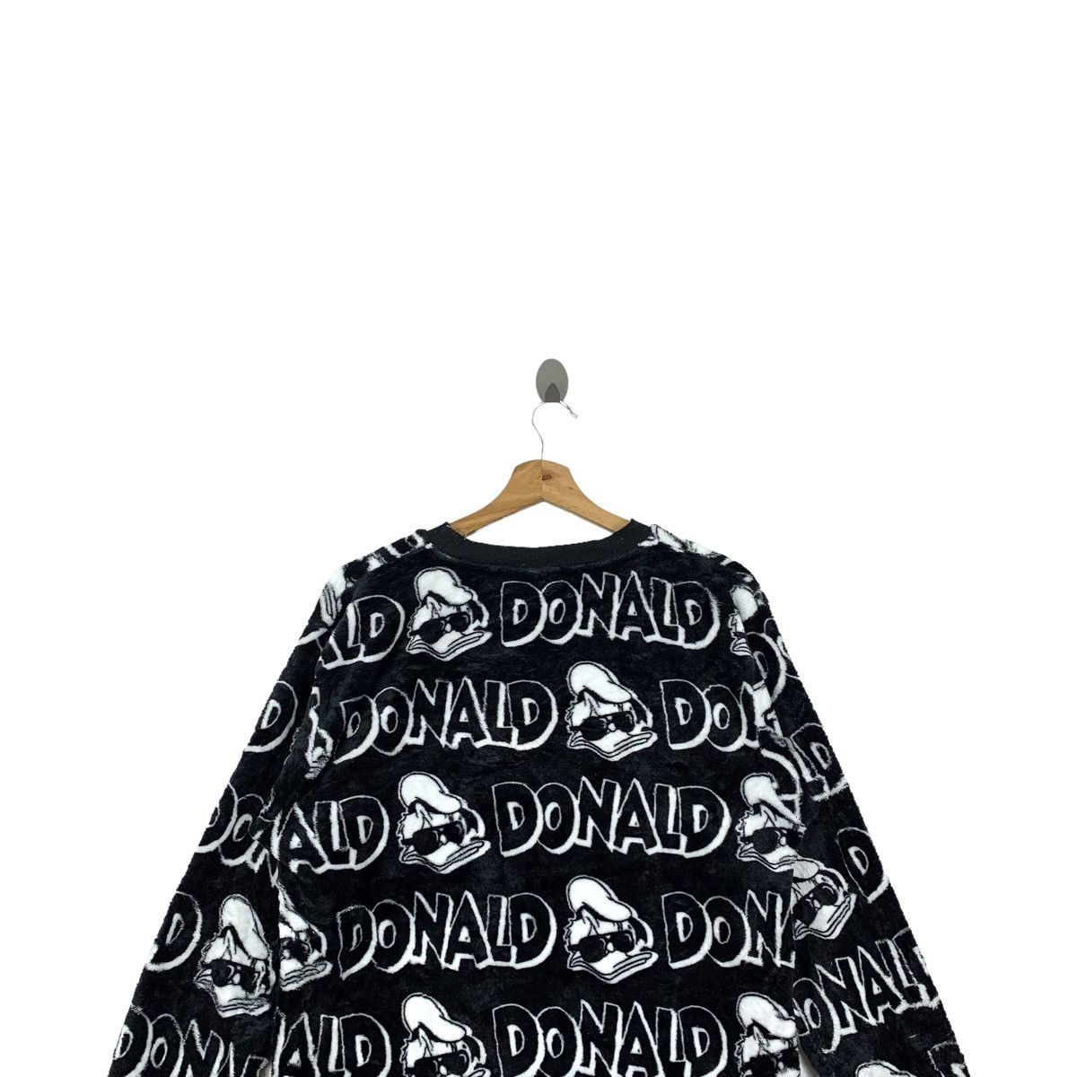 Cartoon Network × Disney DONALD DUCK Disney Cartoon Fullprint Fleece Sweatshirt Size US M / EU 48-50 / 2 - 5 Thumbnail