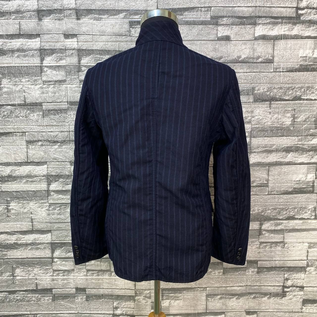 Comme des Garcons AD2007 COMME DES GARCON PINSTRIPED CHORE JACKET Size US S / EU 44-46 / 1 - 8 Thumbnail