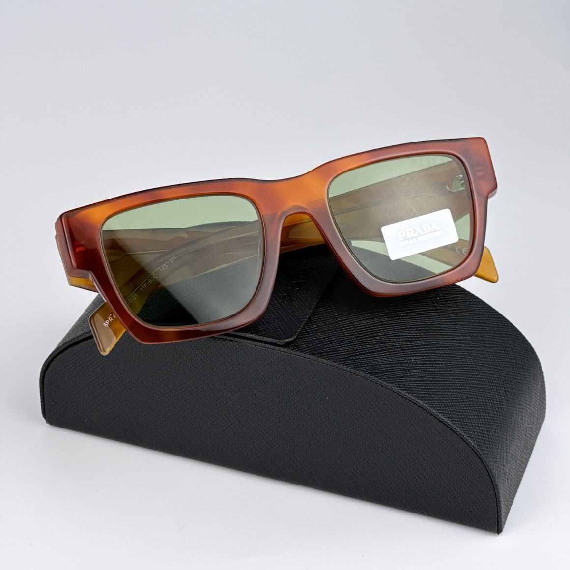 Prada NEW Prada PRA06S 11P60C Square Unisex Sunglasses PR A06S Size ONE SIZE - 2 Thumbnail