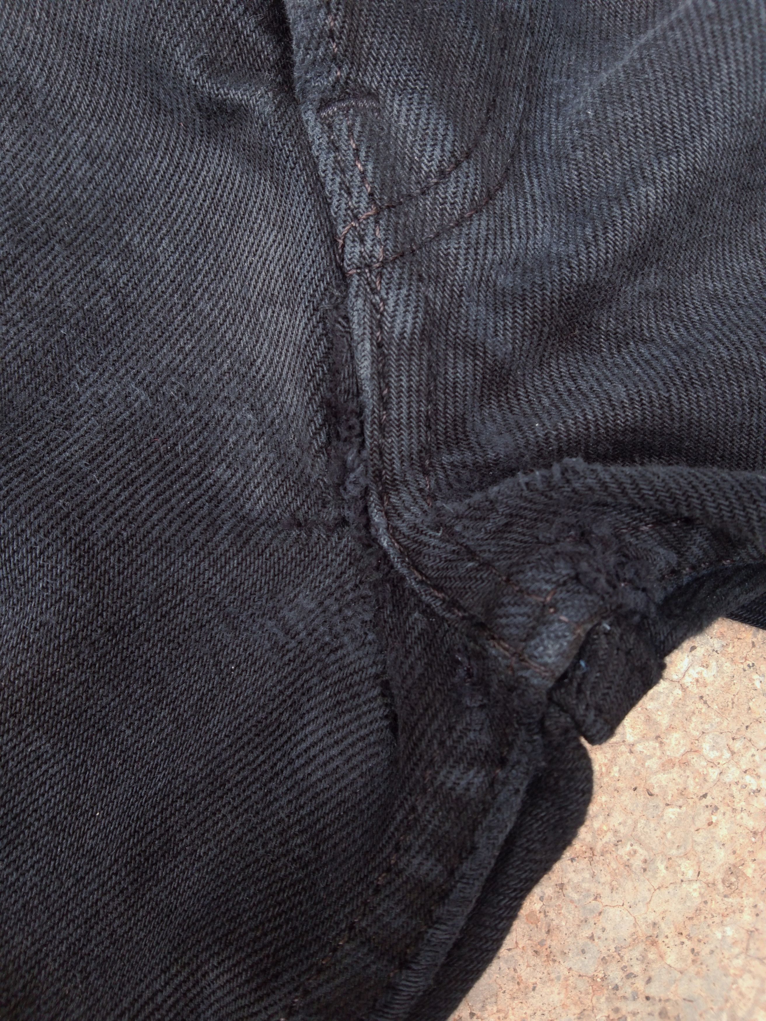 Levi's Vintage Levi's 501 Black Distressed Jeans 27x28 Size US 27 - 5 Thumbnail