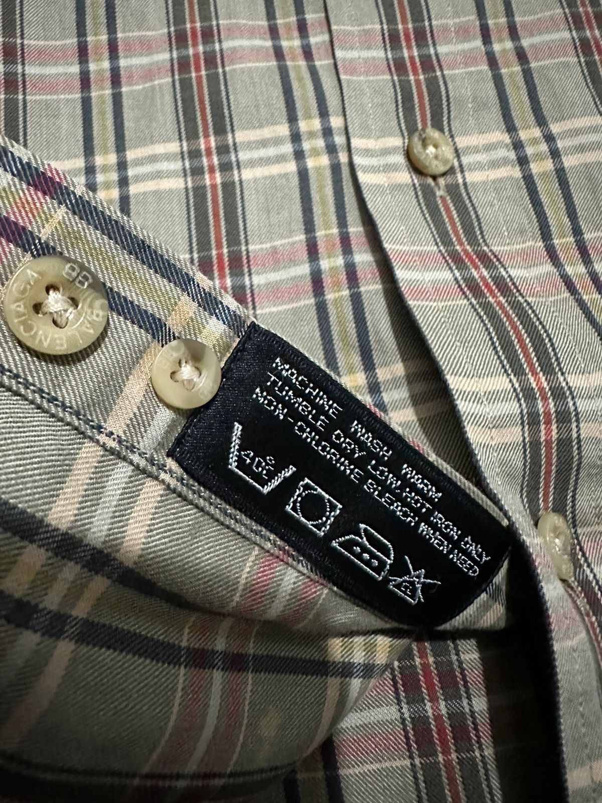 Balenciaga × Vintage Vintage Balenciaga Paris Shirt Size US L / EU 52-54 / 3 - 9 Thumbnail