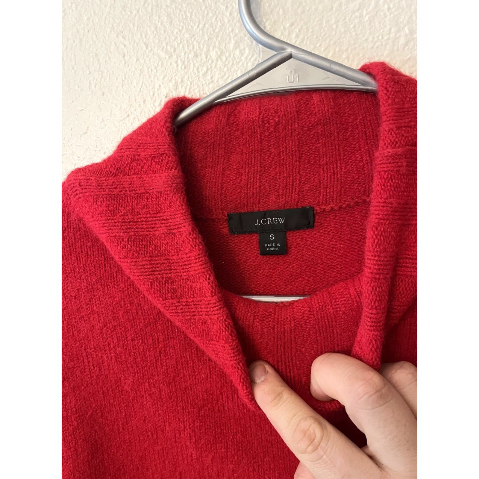 J.Crew J. Crew Red Women Mock Neck Sweater In Supersoft Yarn Size Small Size S / US 4 / IT 40 - 3 Thumbnail