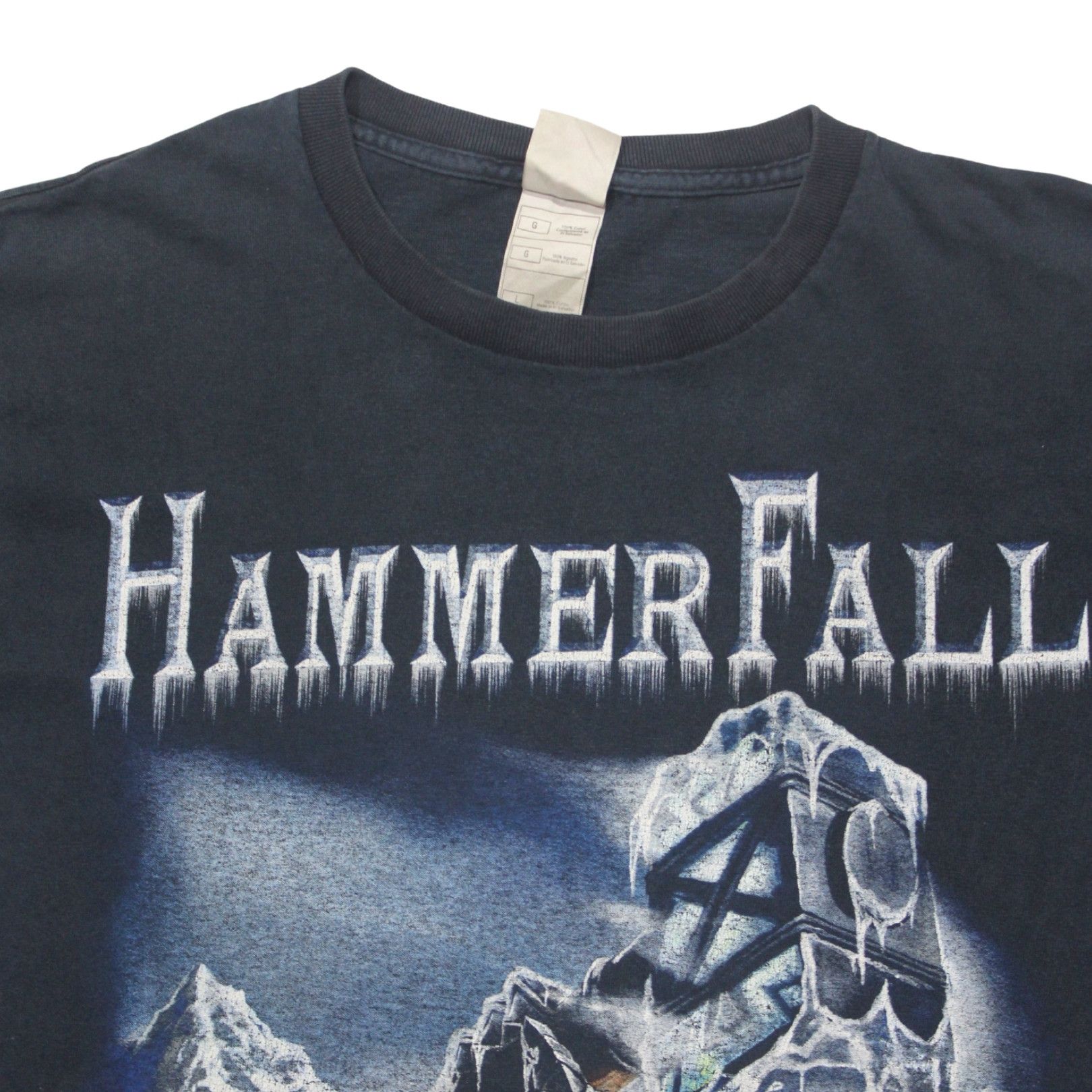 Vintage 2000S HAMMERFALL “TOGETHER, FOREVER” GRAPHIC TEE Size US M / EU 48-50 / 2 - 2 Thumbnail