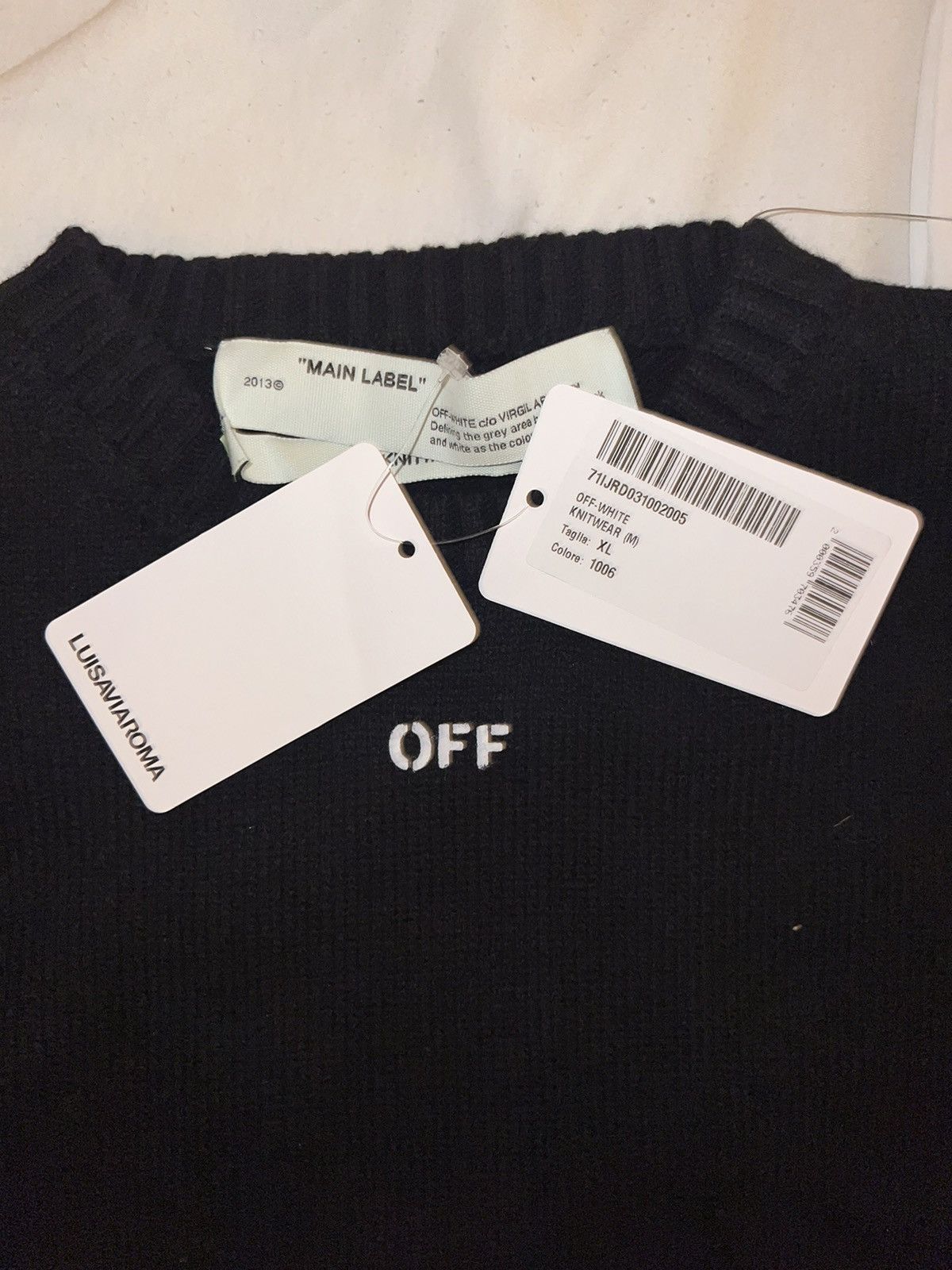Off-White Off-White Knitwear Crewneck Size US XXL / EU 58 / 5 - 11 Thumbnail