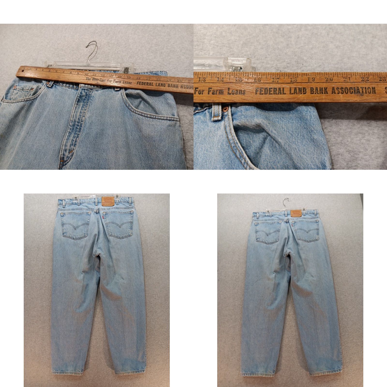 Levi's VINTAGE Levi's Jeans 40x30 Blue Relaxed Tapered 5-Pocket Denim USA 02 Mens Size US 40 / EU 56 - 8 Thumbnail