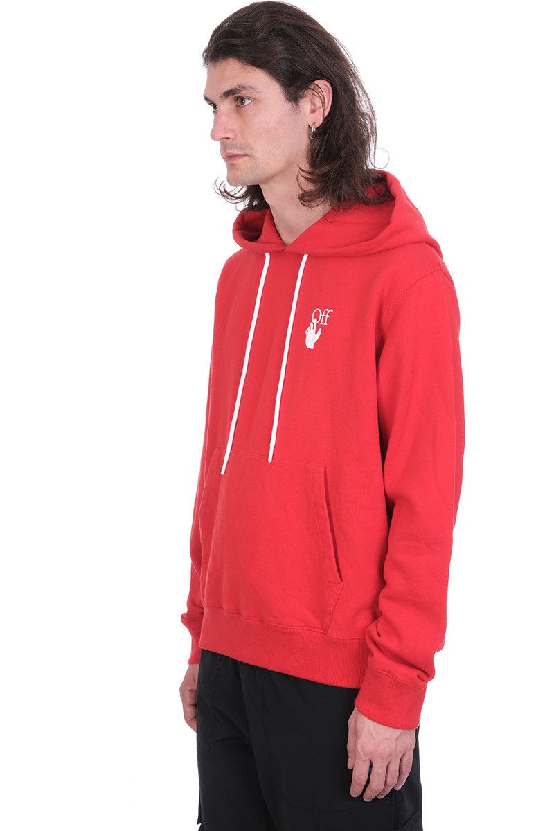 Off-White Red Pascal Skeleton Arrows Hoodie Size US M / EU 48-50 / 2 - 3 Thumbnail
